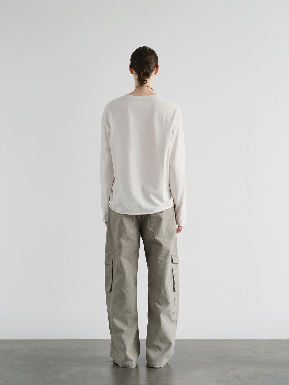 ORGANIC EMOTION Multi-Pocket Washed Retro Cargo Pants