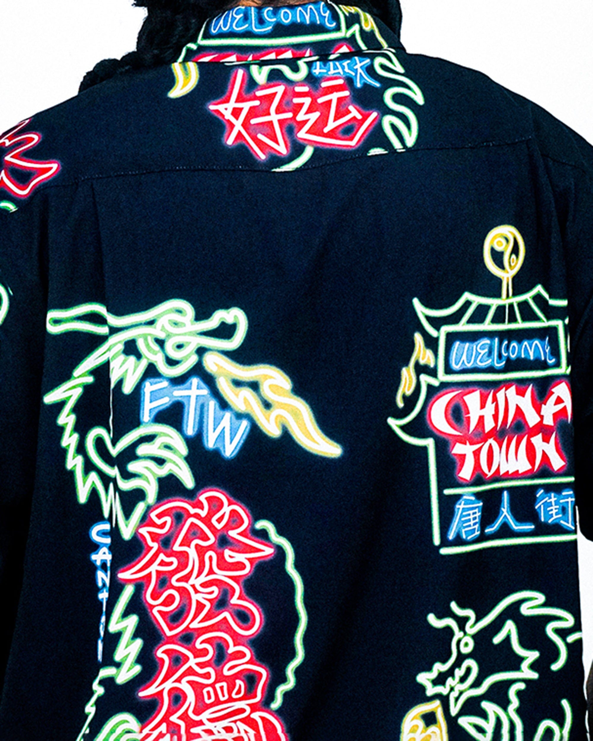 WCC Neon Chinatown Half-Shirt, premium urban and streetwear designers apparel on PROJECTISR.com, WCC