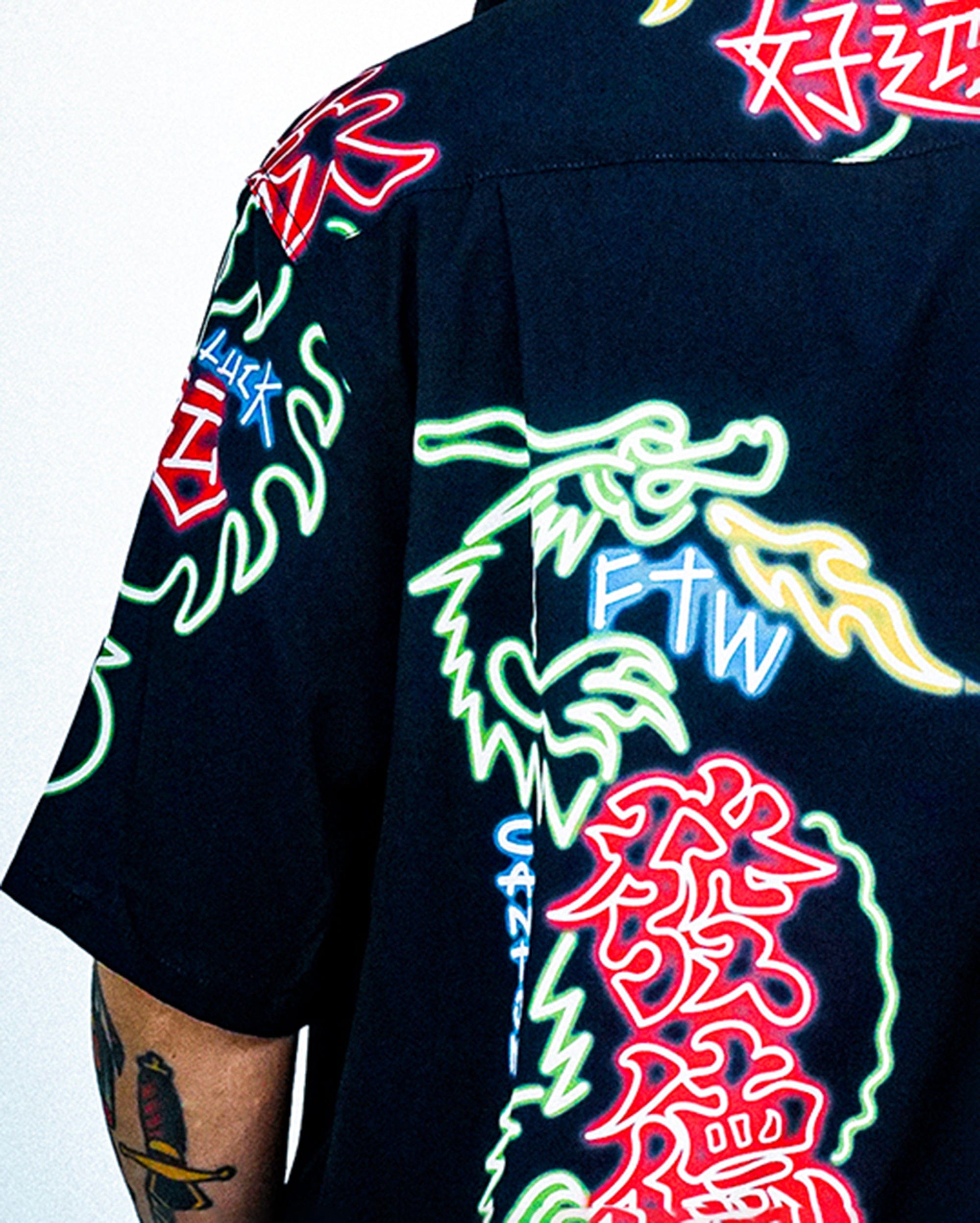 WCC Neon Chinatown Half-Shirt, premium urban and streetwear designers apparel on PROJECTISR.com, WCC