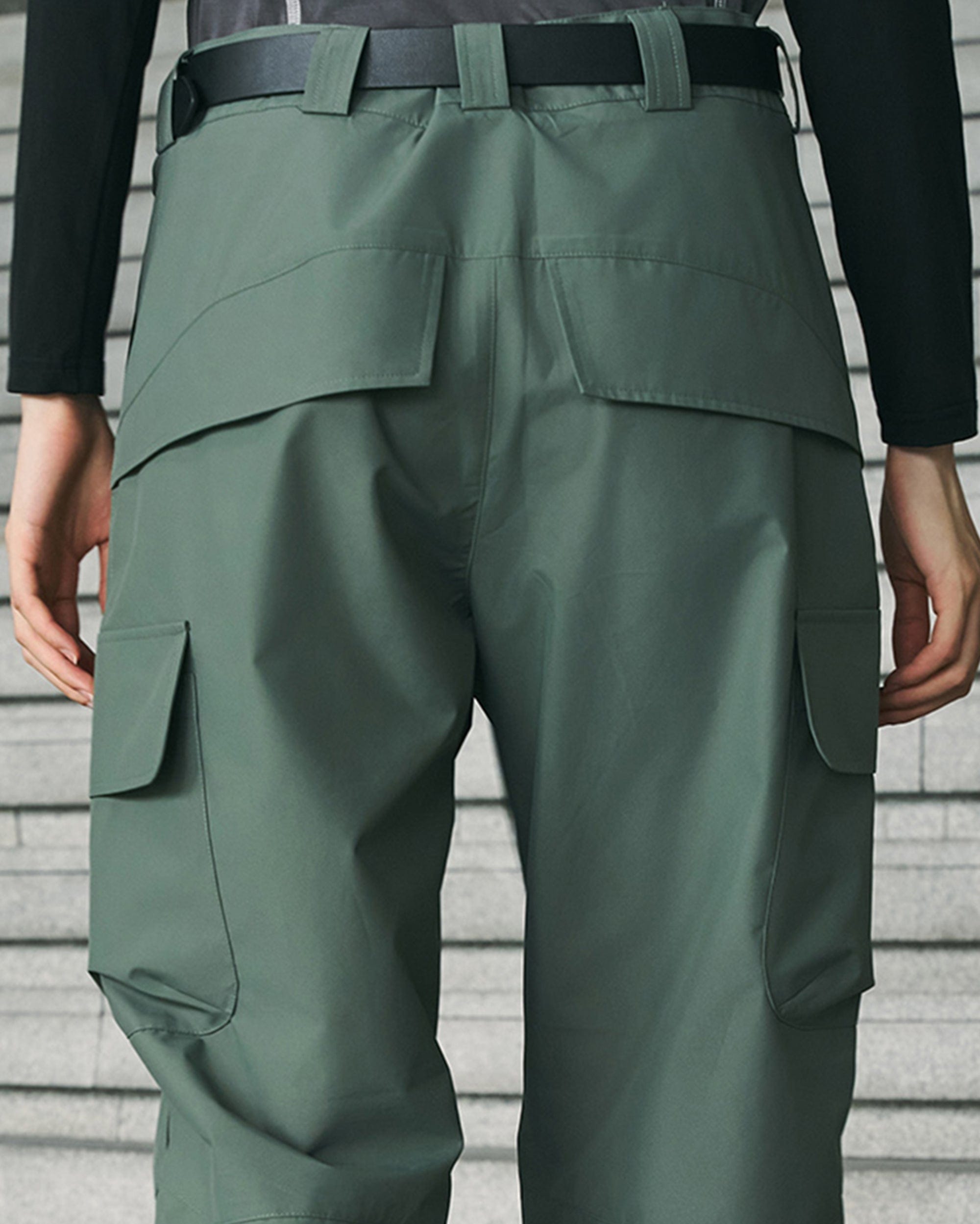 ENSHADOWER Waterproof Pleated Spliced Multi-pocket Pants, premium urban and streetwear designers apparel on PROJECTISR.com, ENSHADOWER