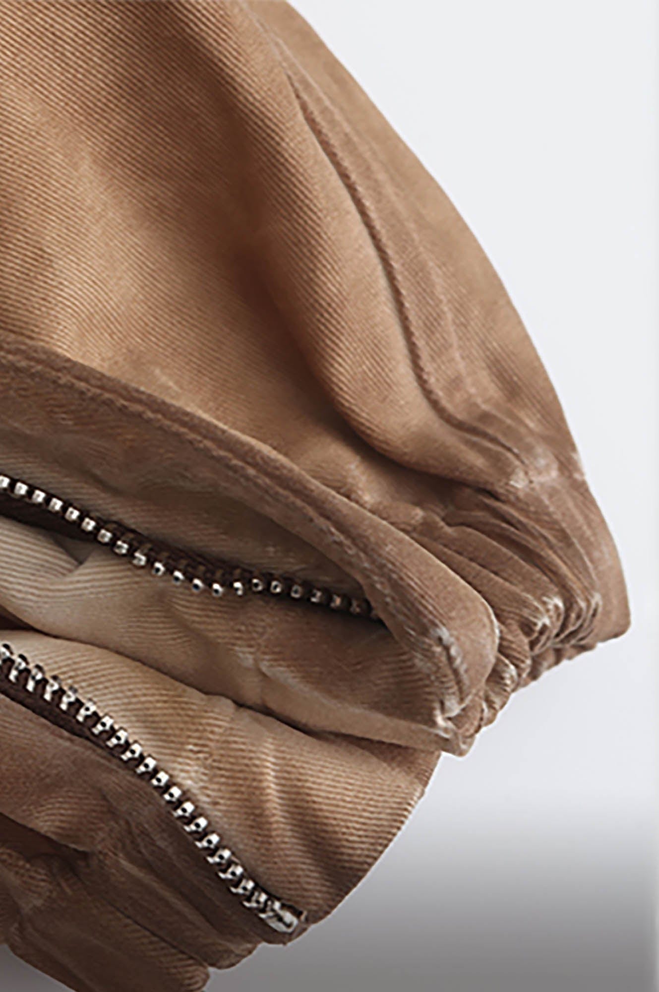 LIFEGOESON Distressed Multi-Pocket Layered Cargo Pants Earth, premium urban and streetwear designers apparel on PROJECTISR.com, LIFEGOESON