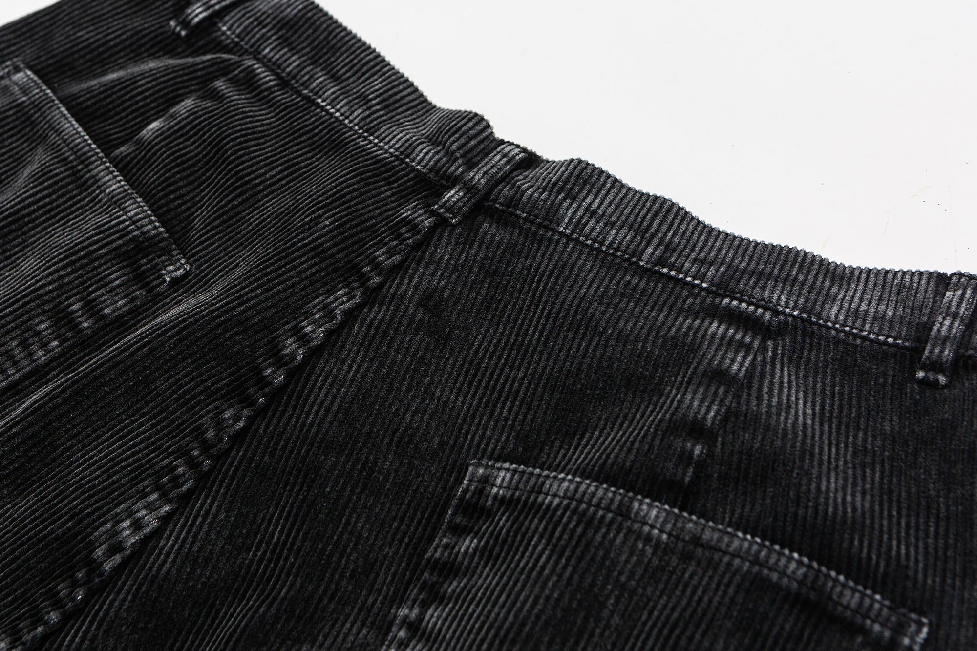 ME DA IGUAL Washed Corduroy Wide-Leg Pants