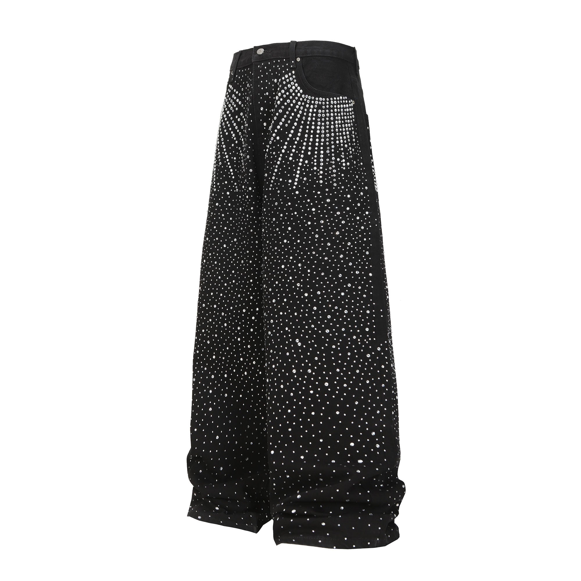 CLP Starlight Diamond Wide-Leg Jeans, premium urban and streetwear designers apparel on PROJECTISR.com, CLP
