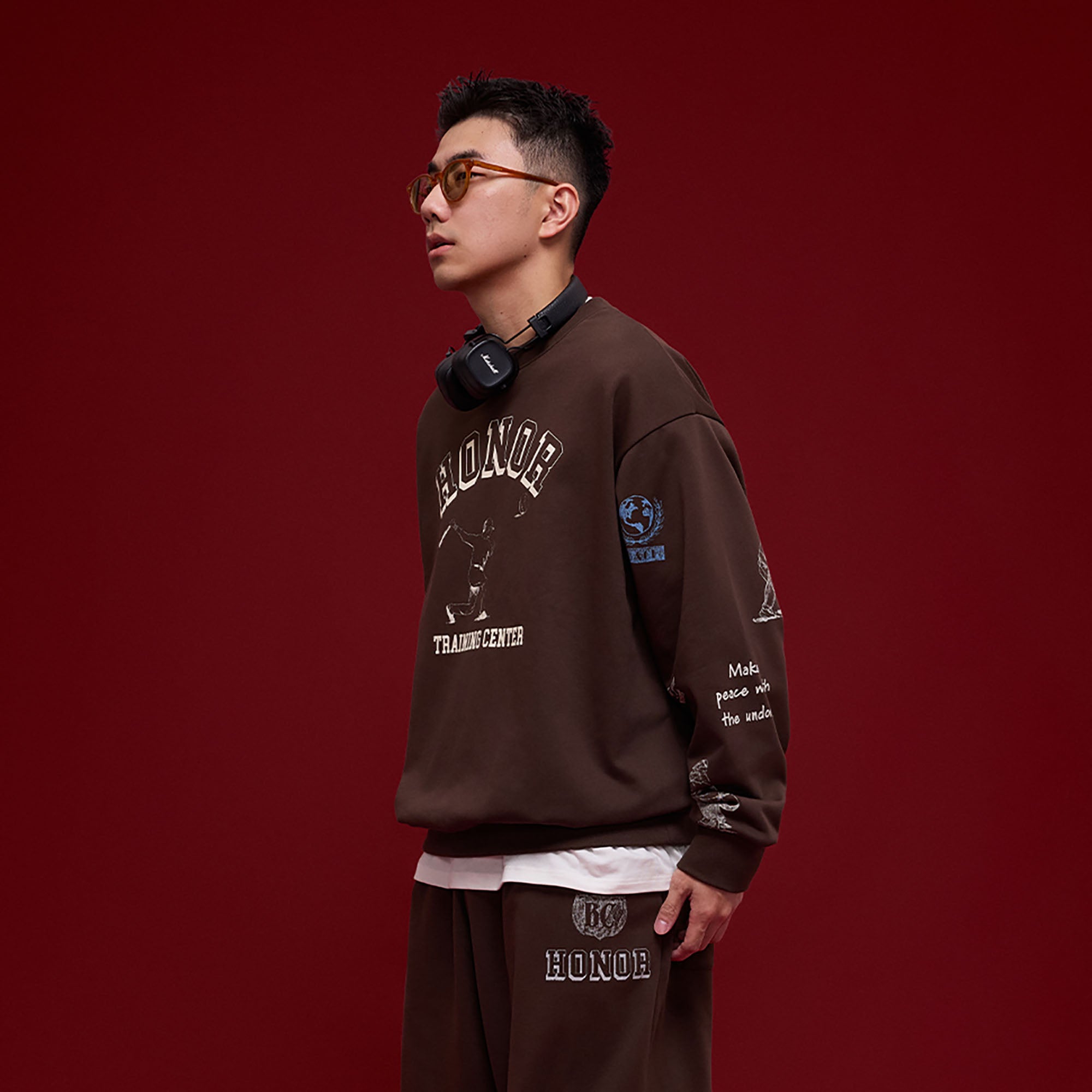 BANANA CLUB Classic Doodle Graphic Sweatshirt