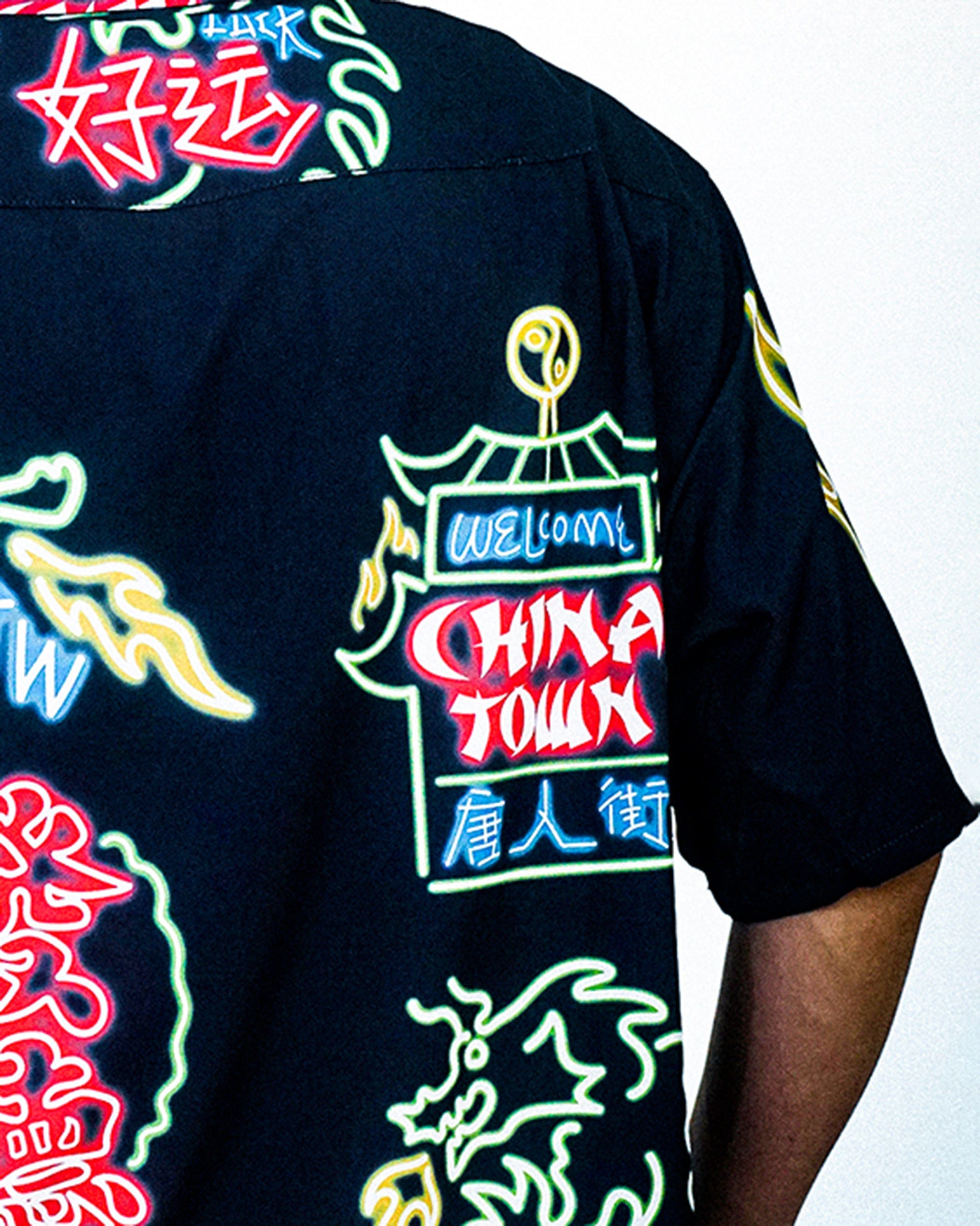 WCC Neon Chinatown Half-Shirt, premium urban and streetwear designers apparel on PROJECTISR.com, WCC
