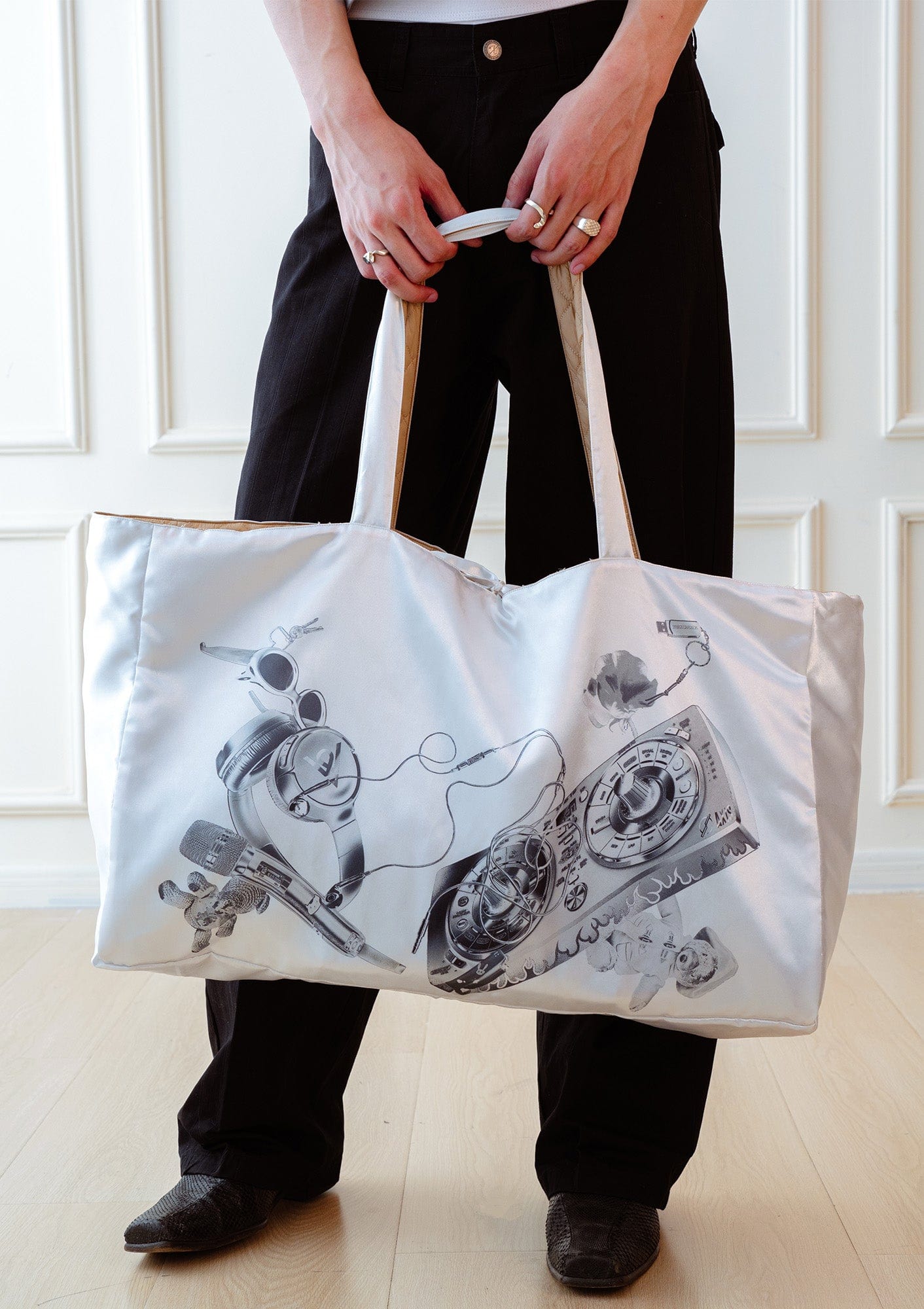 KADAKADA x AXIS Dual-Persona Graphic Reversible Tote Bag, premium urban and streetwear designers apparel on PROJECTISR.com, KADAKADA