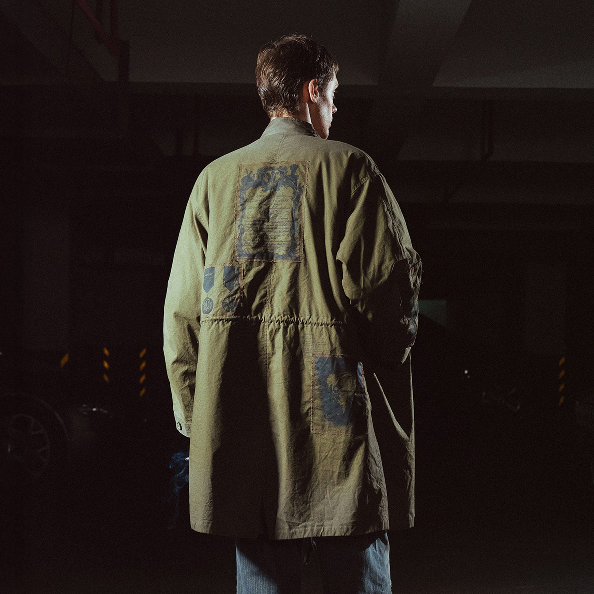 RICHILL Detachable Inner Liner Patch Parka, premium urban and streetwear designers apparel on PROJECTISR.com, RICHILL