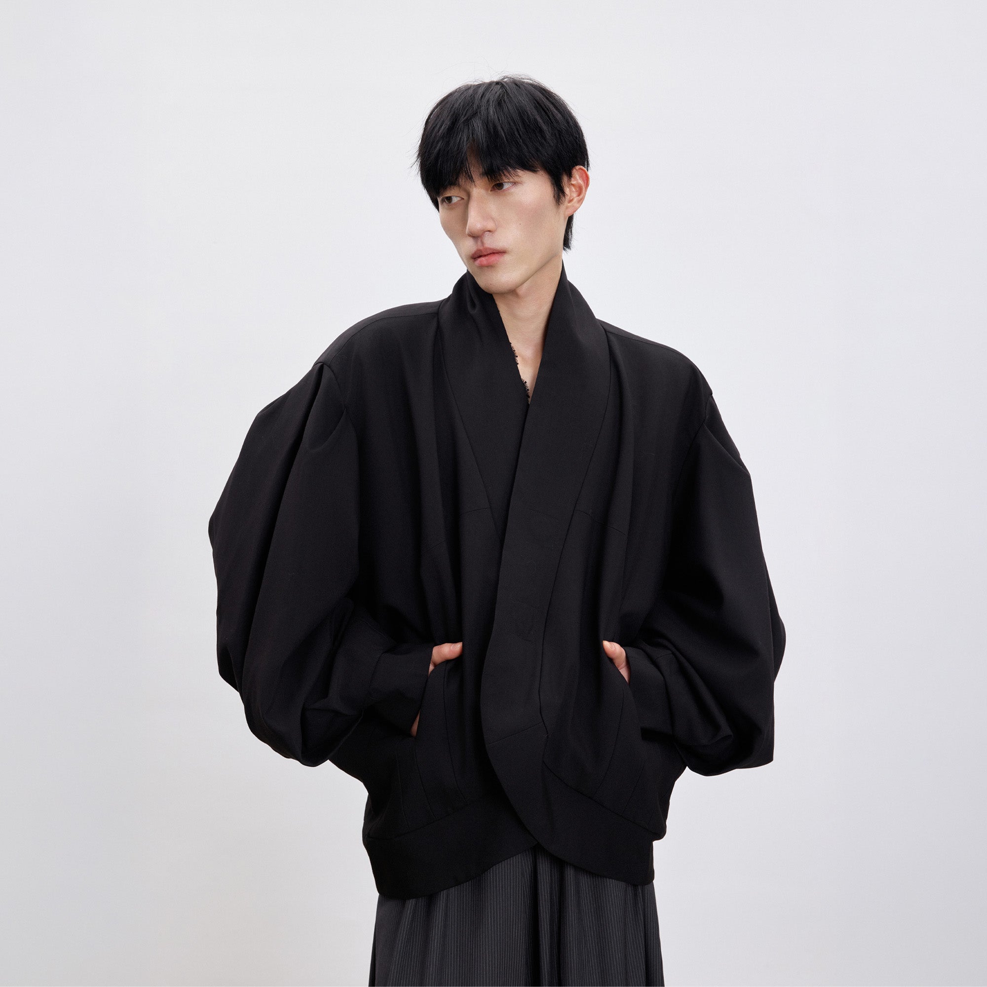 TUIMU Deconstructed Reversible Jacket, premium urban and streetwear designers apparel on PROJECTISR.com, TUIMU