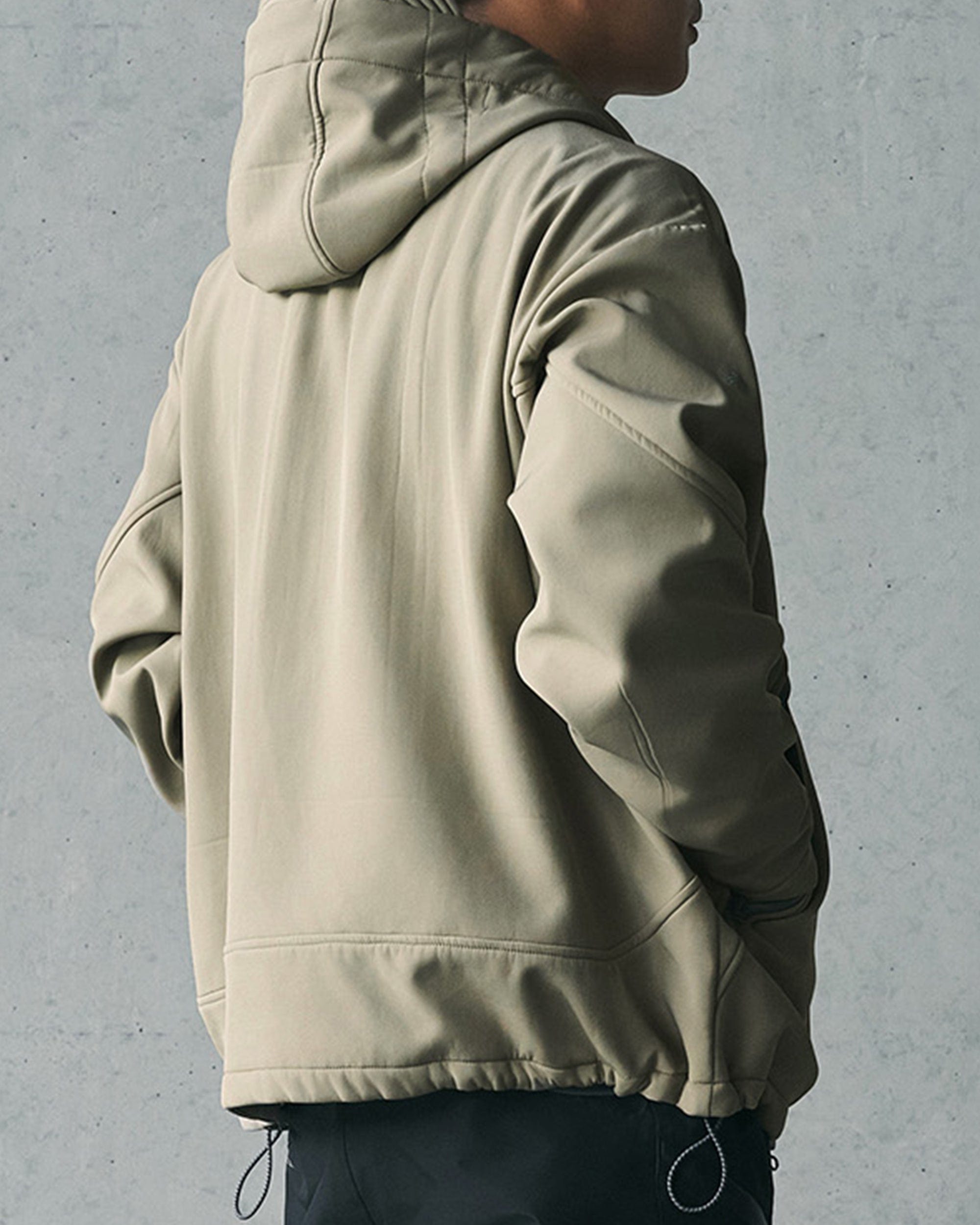 ENSHADOWER Deconstructed Asymmetrical Windbreaker, premium urban and streetwear designers apparel on PROJECTISR.com, ENSHADOWER