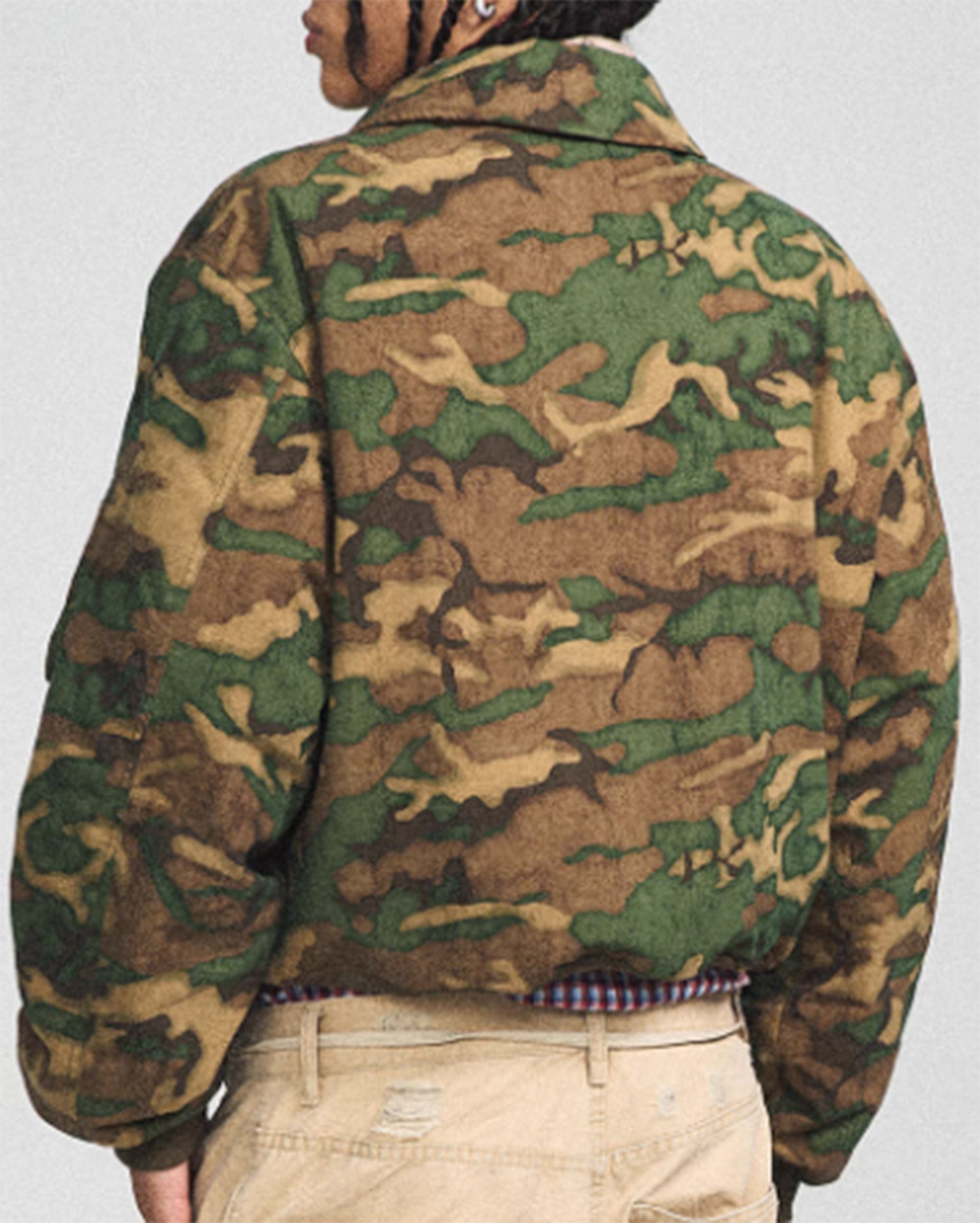 STEEPC Camo MA2 Multi-Pocket Patchwork Reversible Jacket, premium urban and streetwear designers apparel on PROJECTISR.com, STEEPC
