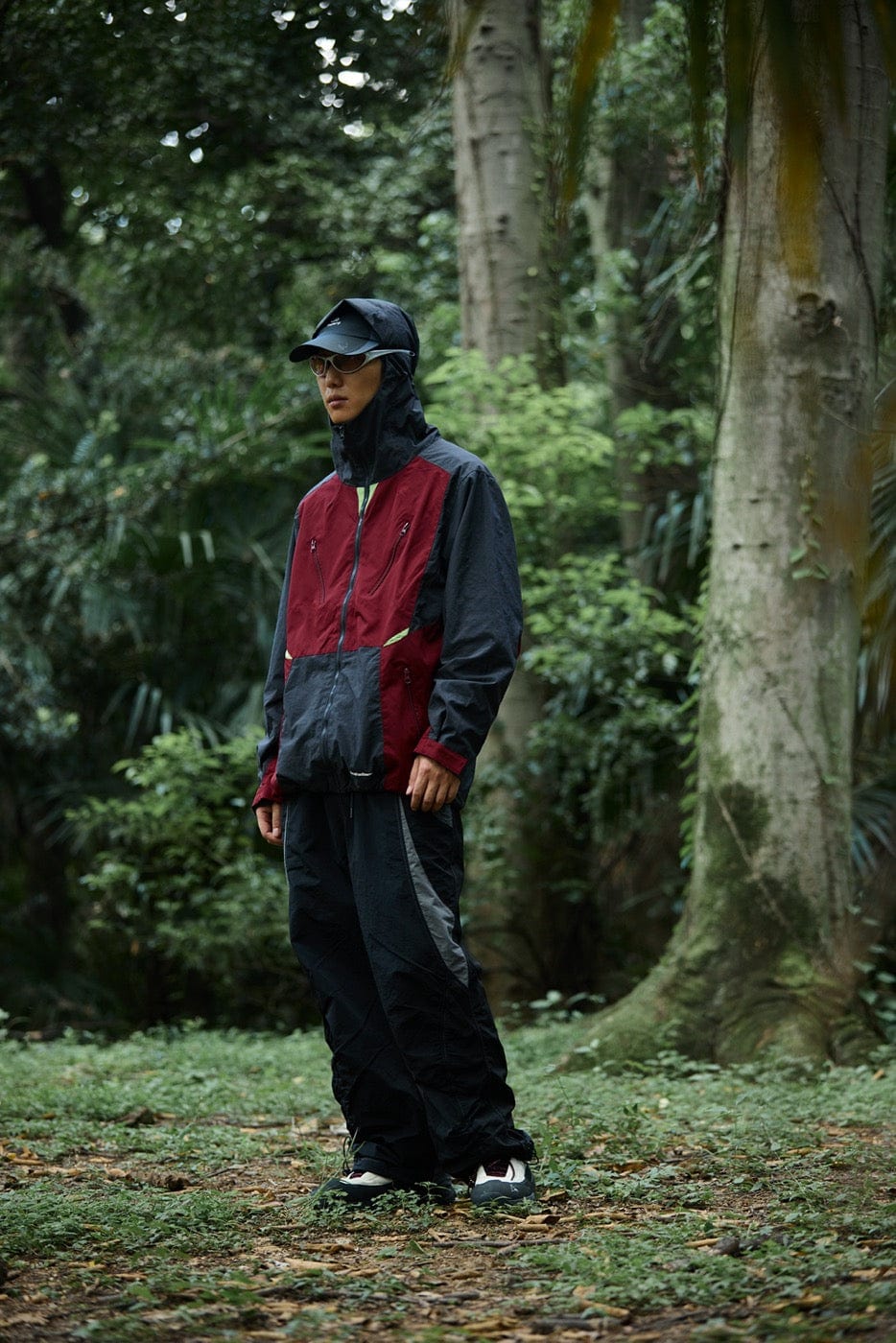 ENSHADOWER 10th Anniversary Spliced Contrasted Windbreaker, premium urban and streetwear designers apparel on PROJECTISR.com, ENSHADOWER