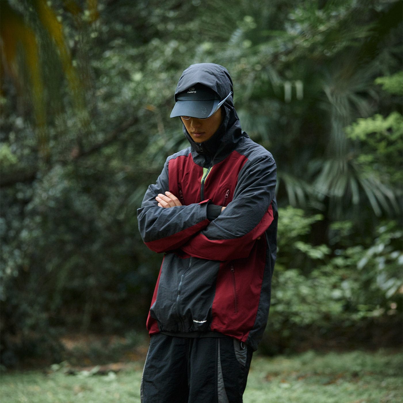 ENSHADOWER 10th Anniversary Spliced Contrasted Windbreaker, premium urban and streetwear designers apparel on PROJECTISR.com, ENSHADOWER