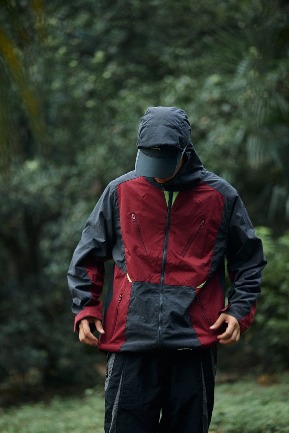 ENSHADOWER 10th Anniversary Spliced Contrasted Windbreaker, premium urban and streetwear designers apparel on PROJECTISR.com, ENSHADOWER
