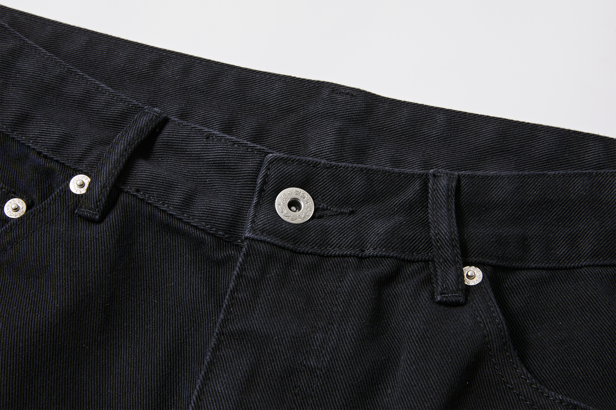 KREATE Pleated Washed Jeans