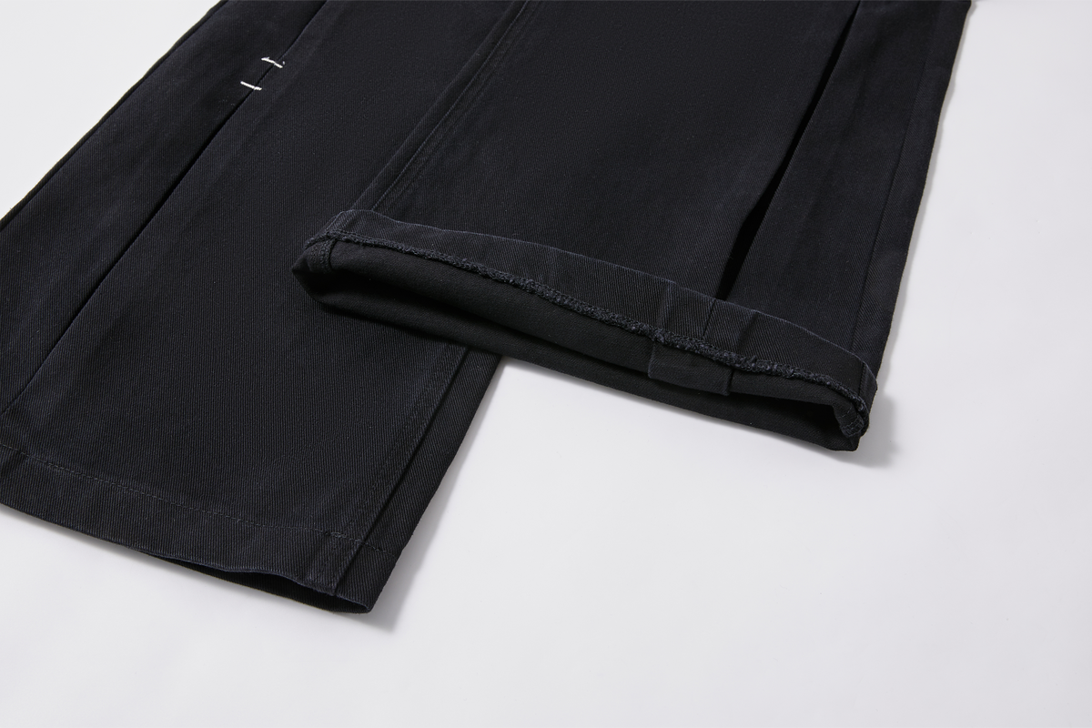 KREATE Pleated Washed Jeans
