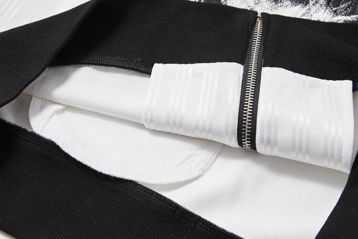 PASET Gothic Striped Embroidered Portrait Jacket