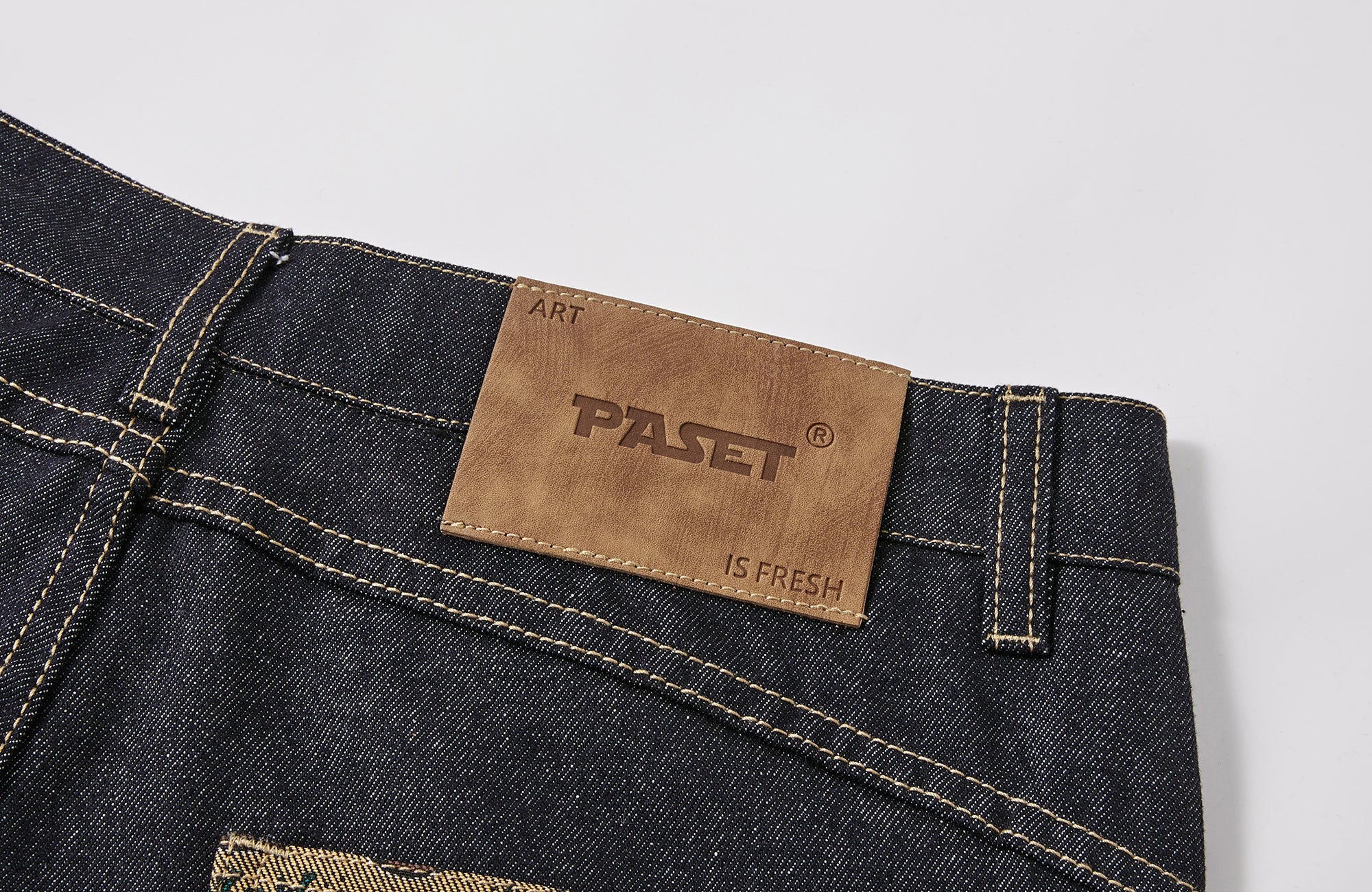 PASET Barn Cuffed Wide-Leg Jeans