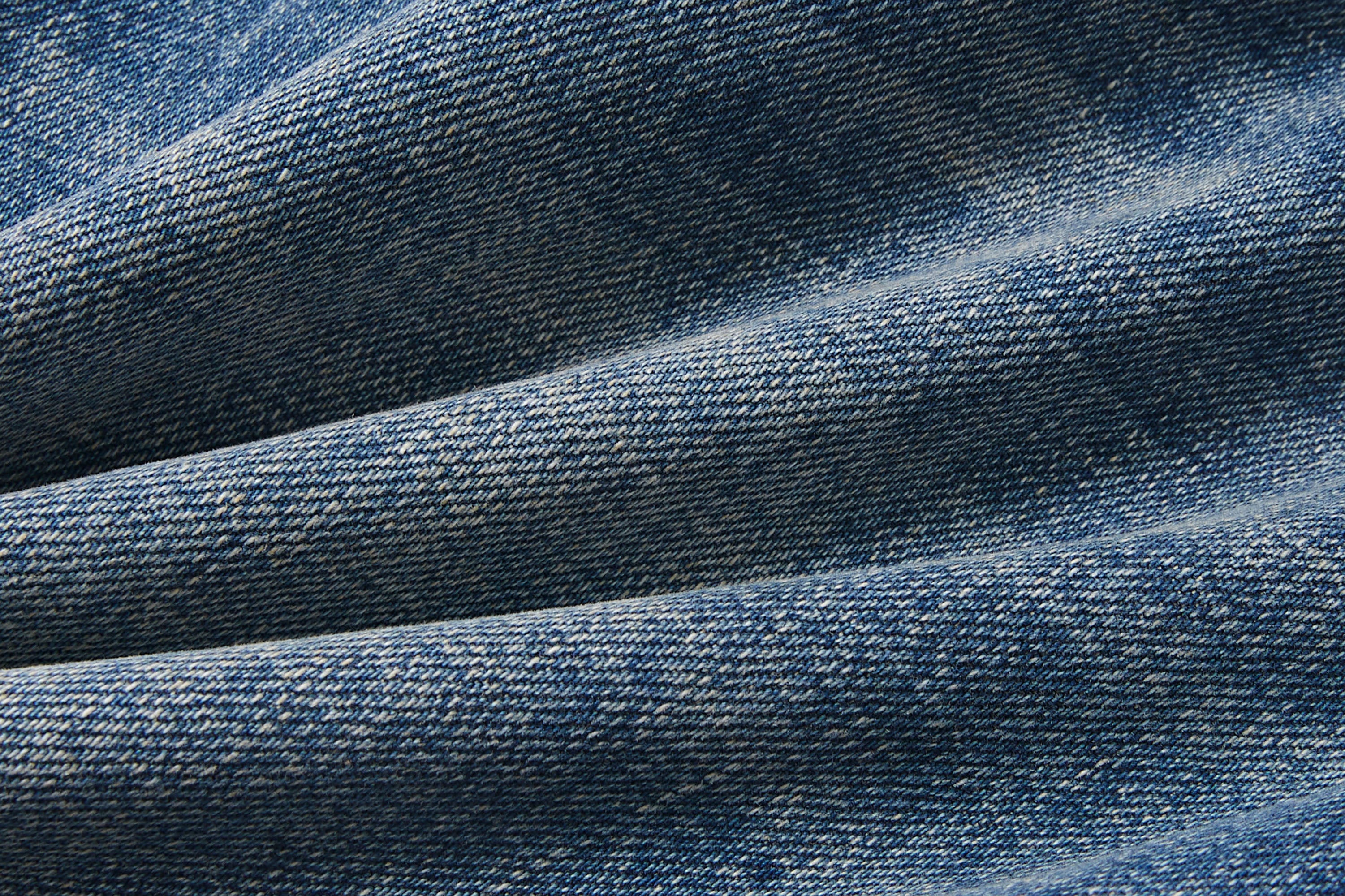 KREATE Double-Layer Distressed Straight-Leg Jeans, premium urban and streetwear designers apparel on PROJECTISR.com, KREATE