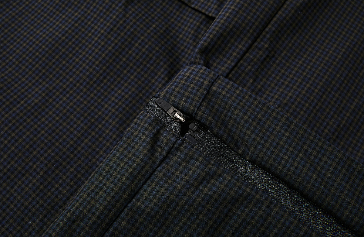 FMACM Detachable Plaid Straight-Leg Pants