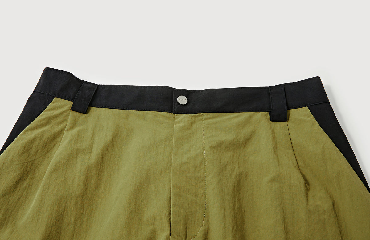 FMACM Curved Spliced Pleate Pants