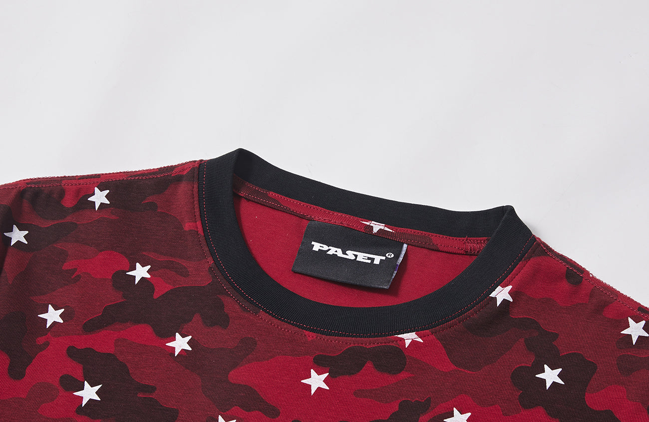 PASET Star Camo Cross Graphic Tee