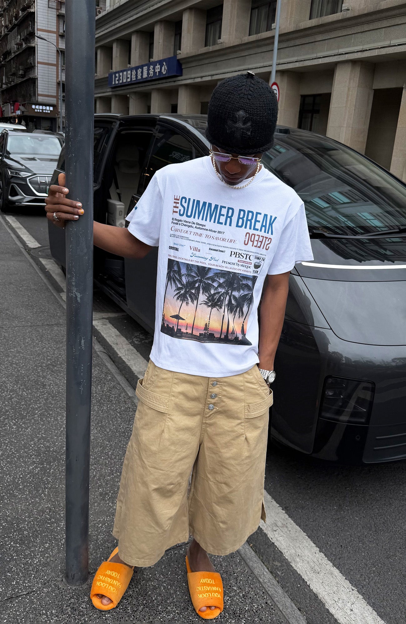 STEEPC Sunset Beach Graphic Tee, premium urban and streetwear designers apparel on PROJECTISR.com, STEEPC