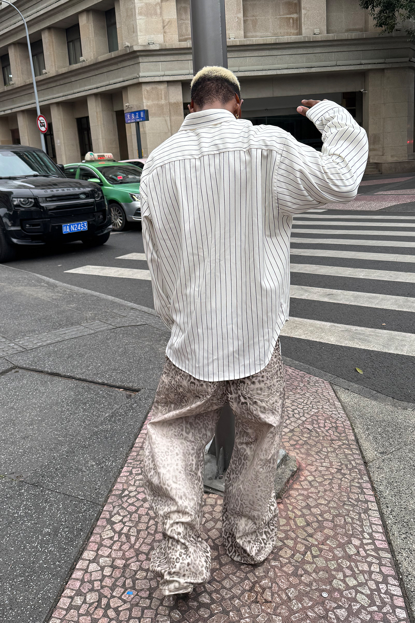 STEEPC Striped Oversized Shirt, premium urban and streetwear designers apparel on PROJECTISR.com, STEEPC