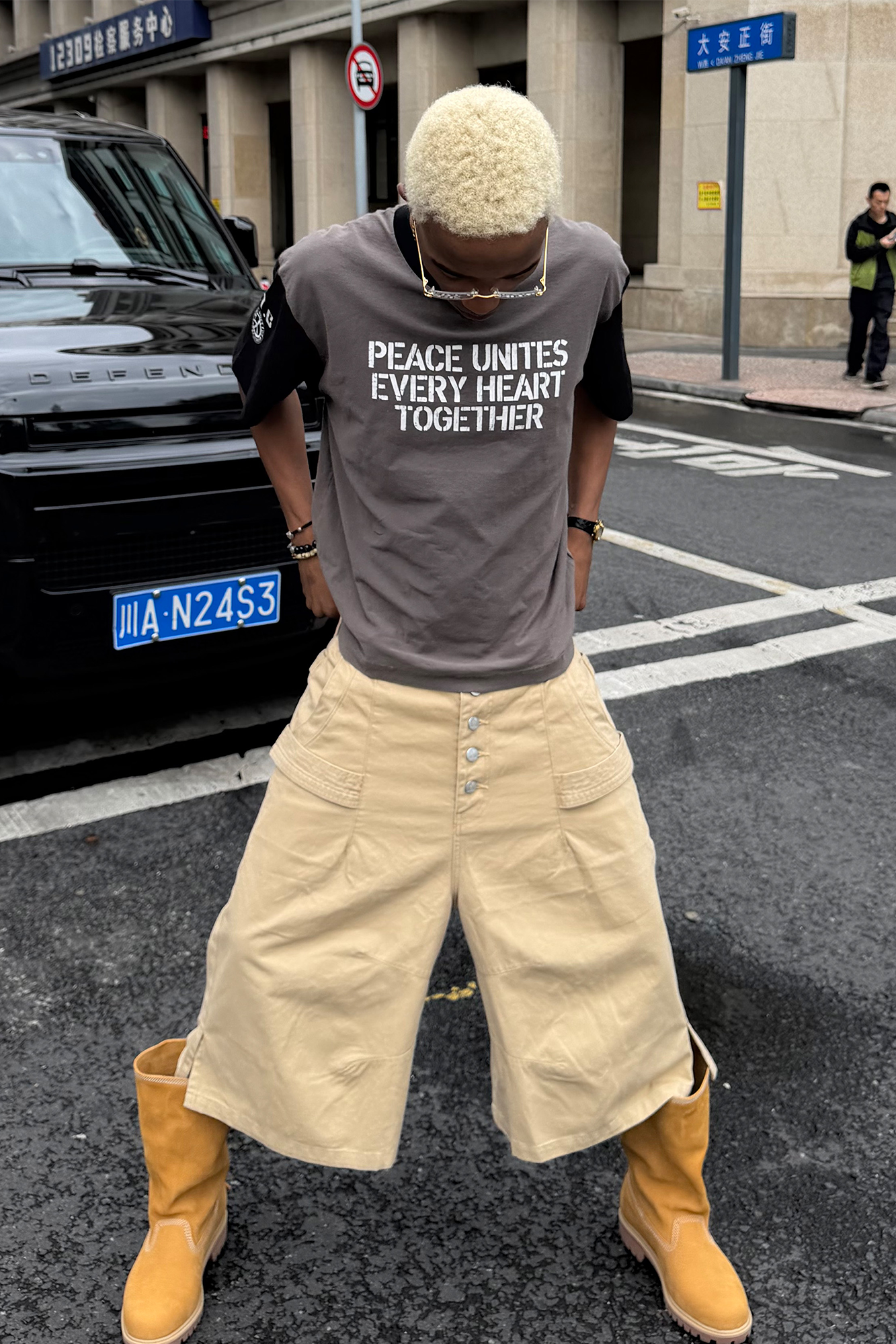 STEEPC Contrast Spliced Slogan T-Shirt, premium urban and streetwear designers apparel on PROJECTISR.com, STEEPC