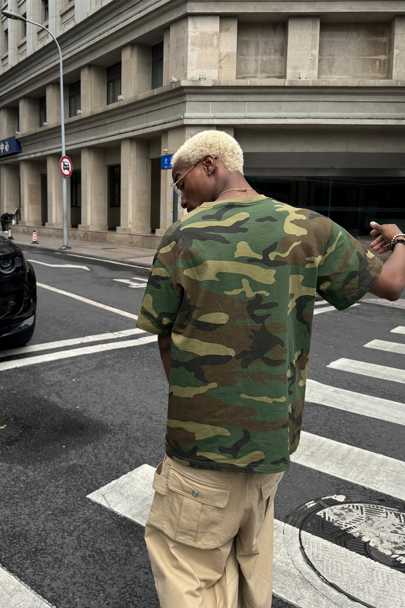 STEEPC Camo Slogan Graphic T-Shirt, premium urban and streetwear designers apparel on PROJECTISR.com, STEEPC