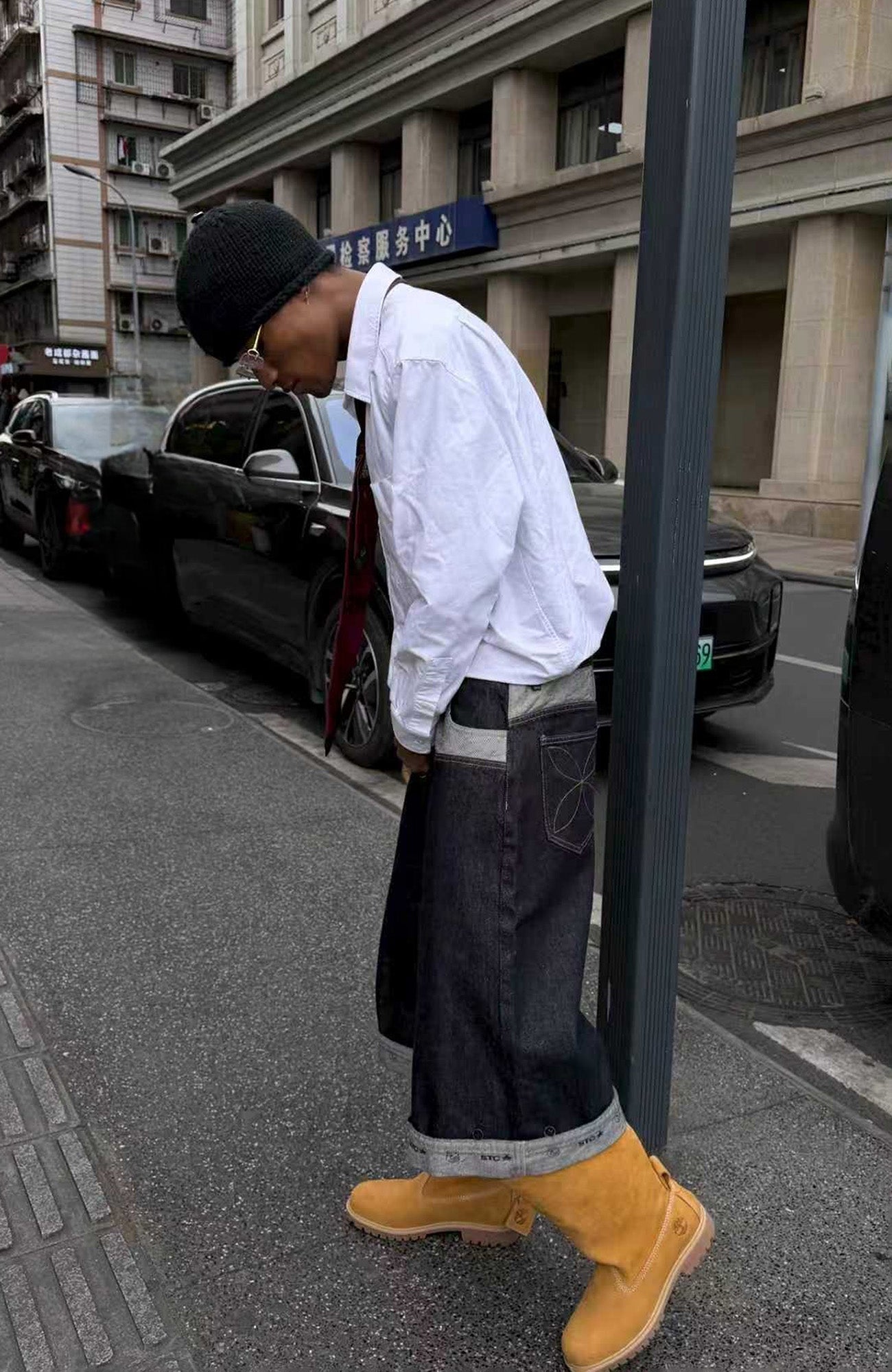 STEEPC Raw Denim Turn-Up Shorts, premium urban and streetwear designers apparel on PROJECTISR.com, STEEPC