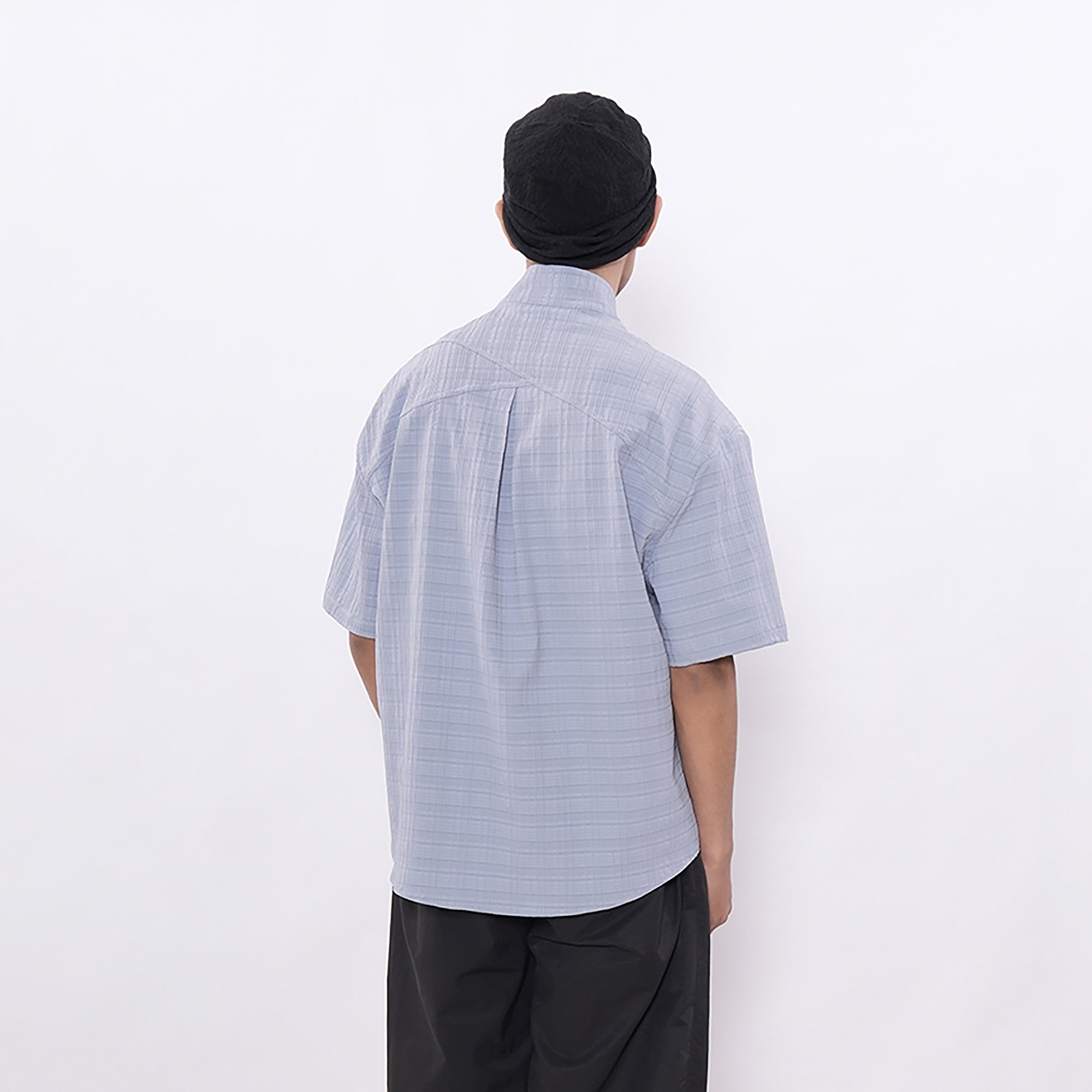 7440 37 1 Cross-Yoke Check Shirt, premium urban and streetwear designers apparel on PROJECTISR.com, 7440 37 1