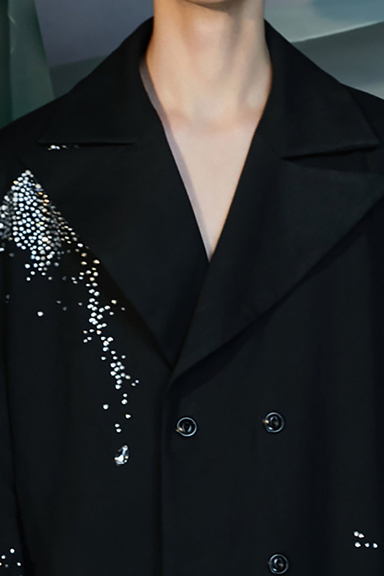 JIECHI Diamond Structured Overcoat, premium urban and streetwear designers apparel on PROJECTISR.com, JIECHI