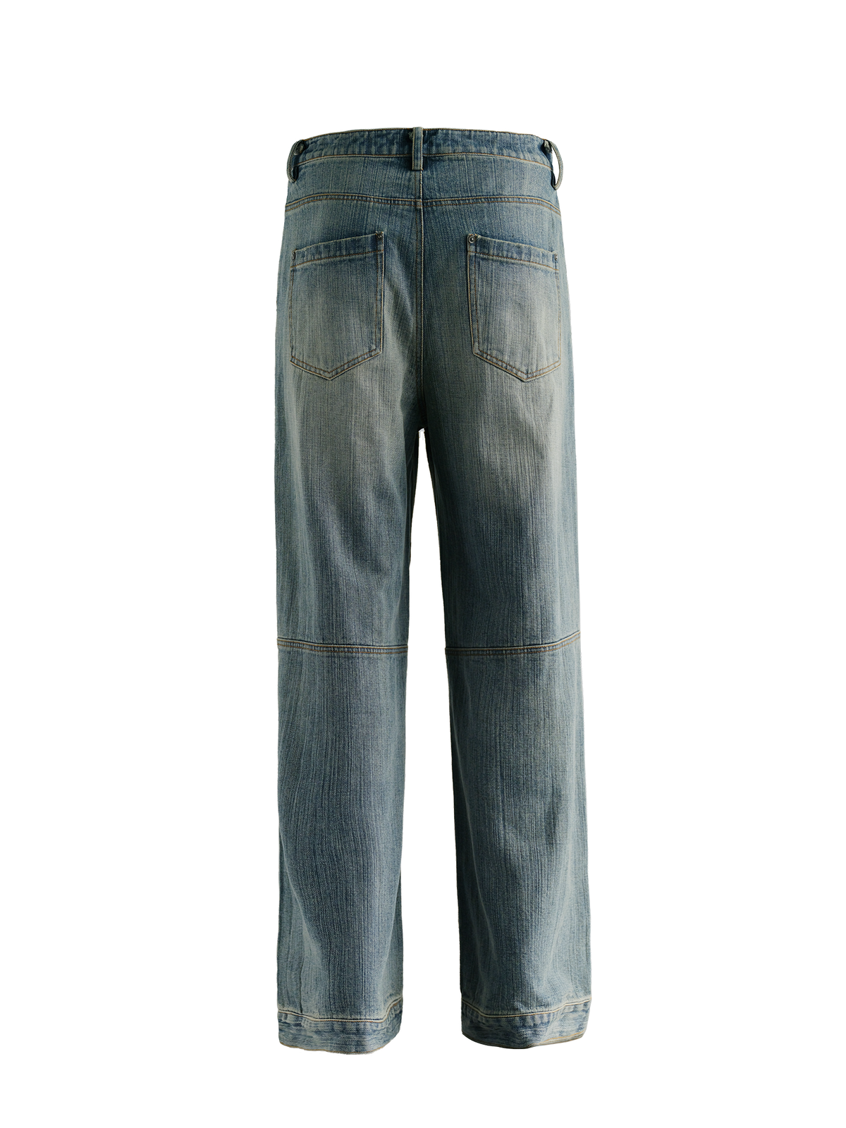 ORGANIC EMOTION Retro Washed Straight-Leg Jeans