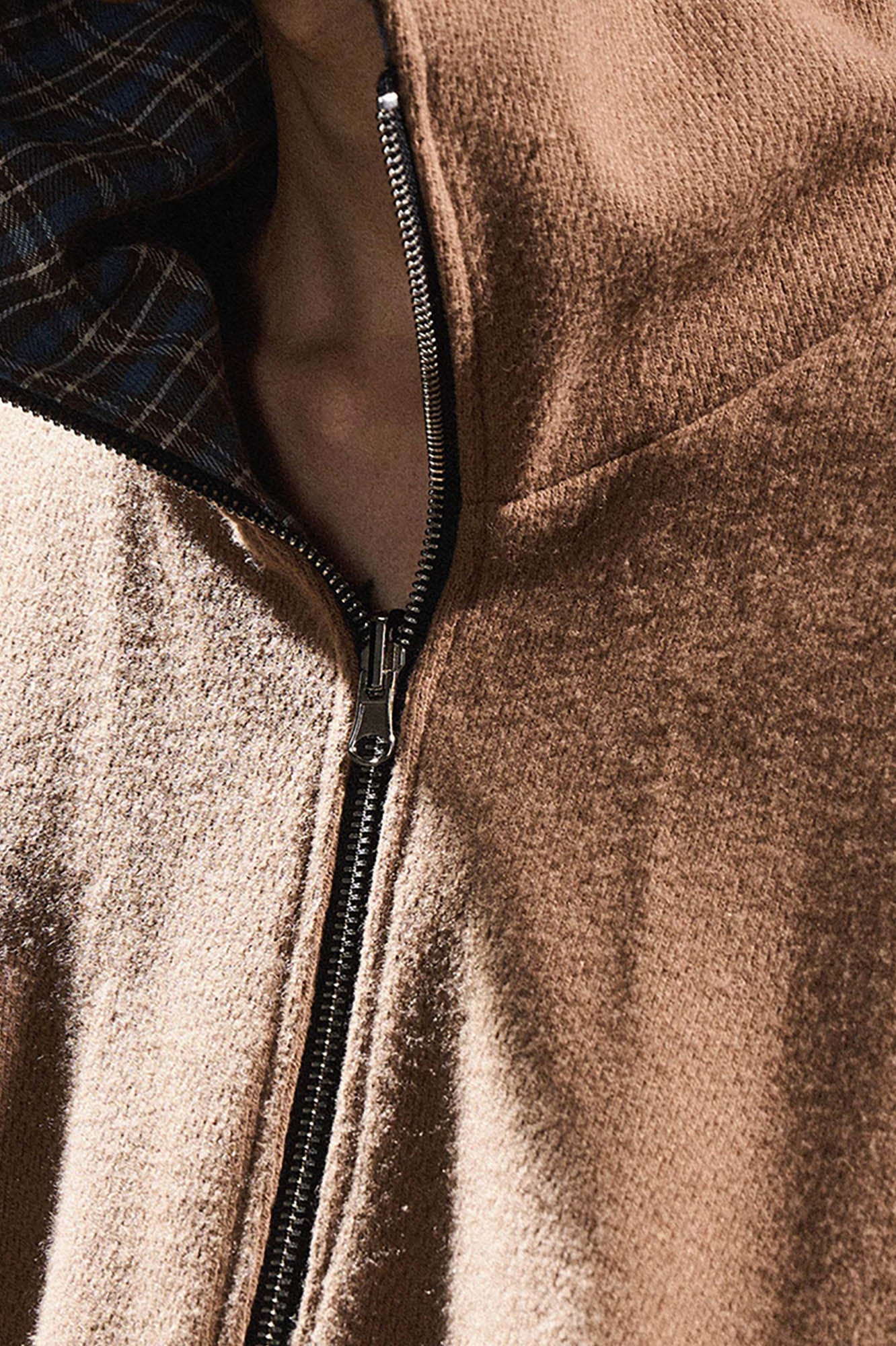 RELABEL Pupa Reversible Plaid Hooded Jacket, premium urban and streetwear designers apparel on PROJECTISR.com, RELABEL