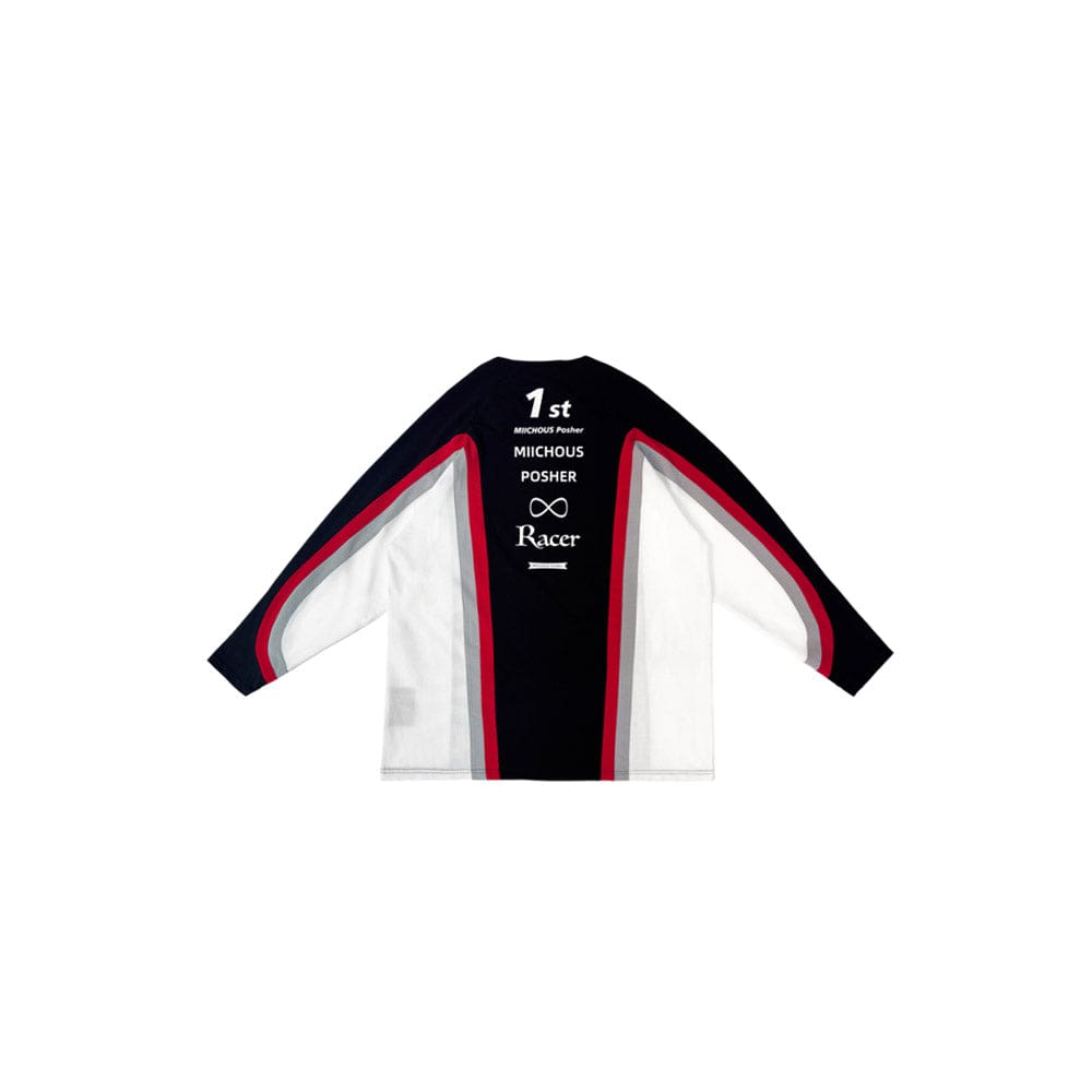 MIICHOUS Arc Panelled UV Protection Button-Neck Long-Sleeve Tee, premium urban and streetwear designers apparel on PROJECTISR.com, Miichous