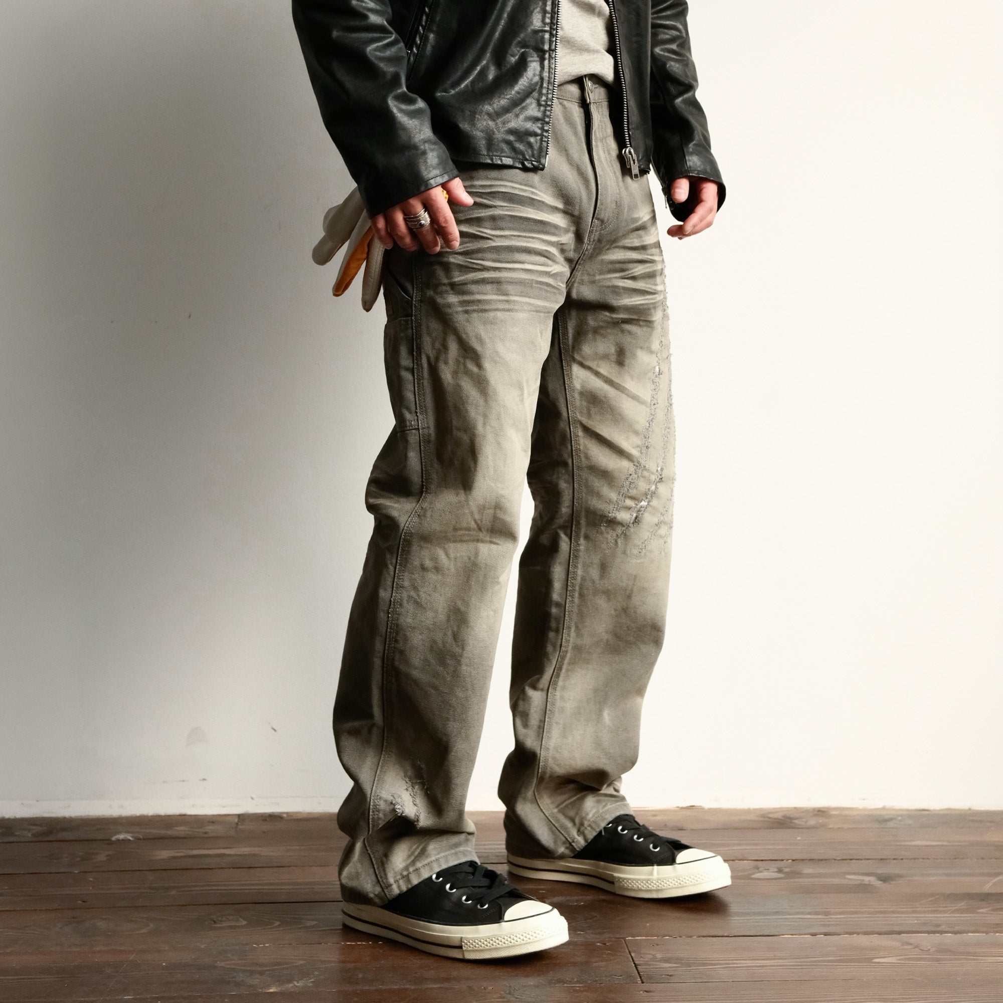 NEIGBORL Retro Distressed Washed Cargo Pants, premium urban and streetwear designers apparel on PROJECTISR.com, NEIGBORL