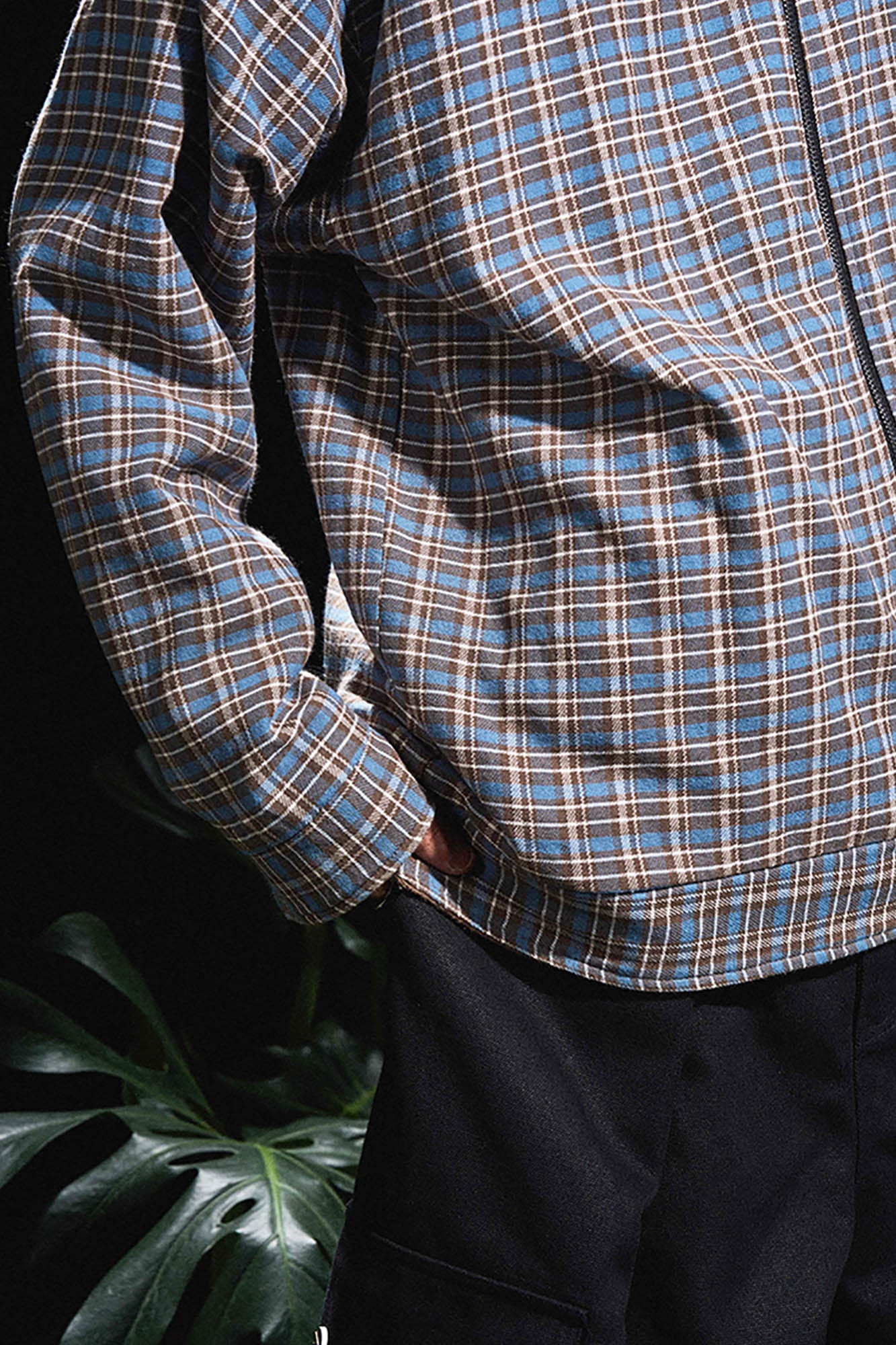 RELABEL Pupa Reversible Plaid Hooded Jacket, premium urban and streetwear designers apparel on PROJECTISR.com, RELABEL