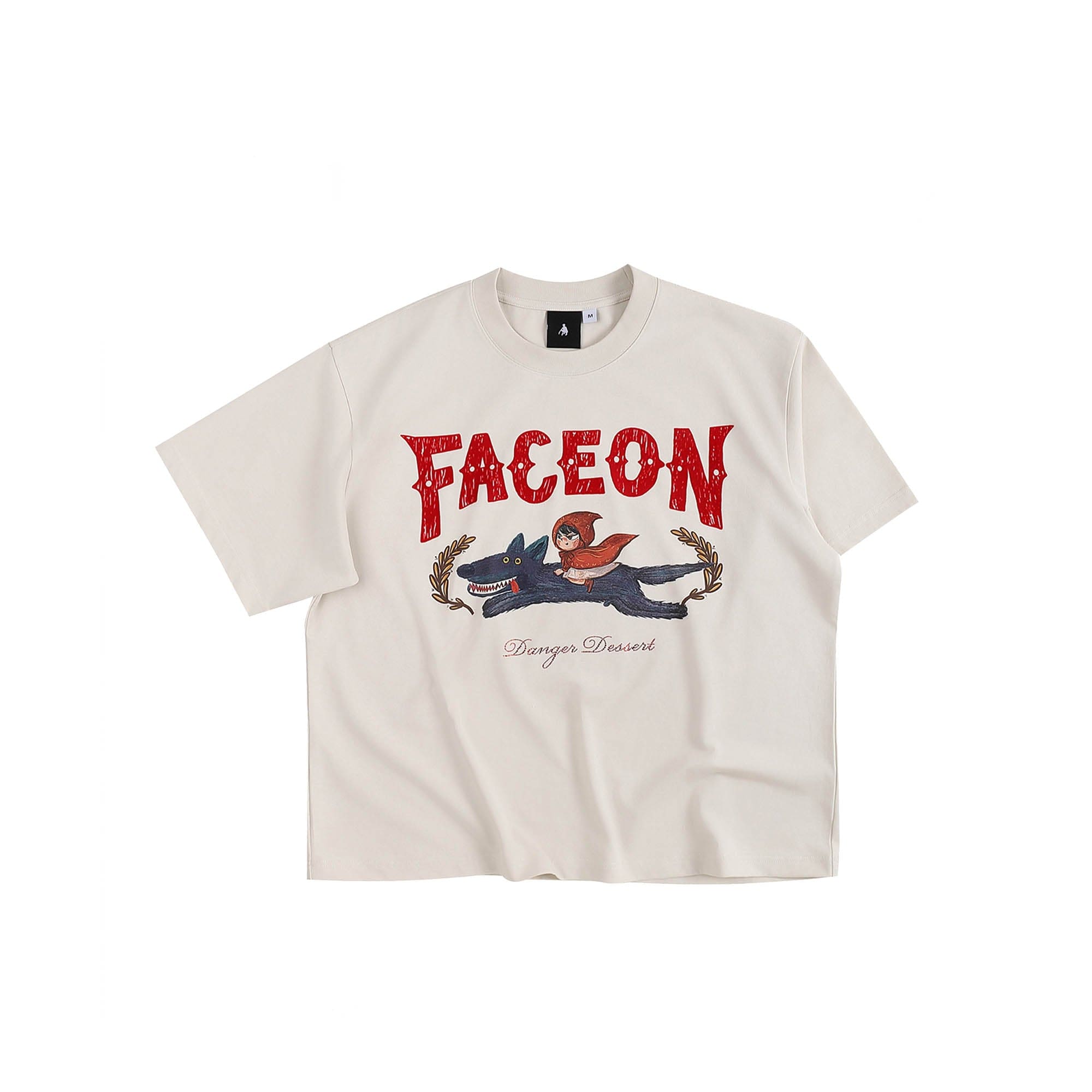FACEONLAB Little Red Riding Knight Graphic T-Shirt, premium urban and streetwear designers apparel on PROJECTISR.com, FACEONLAB