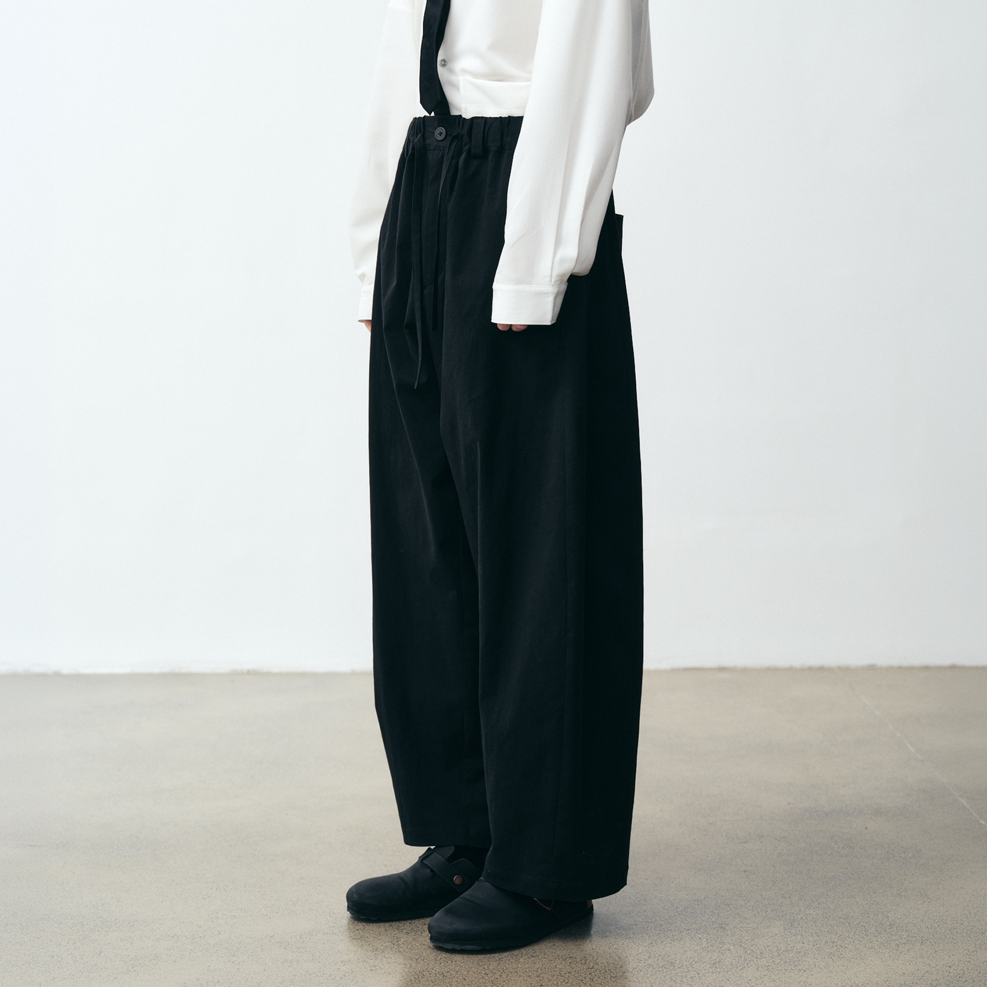 GRAINMUSTARD High-Waist Tie-Waist Pants