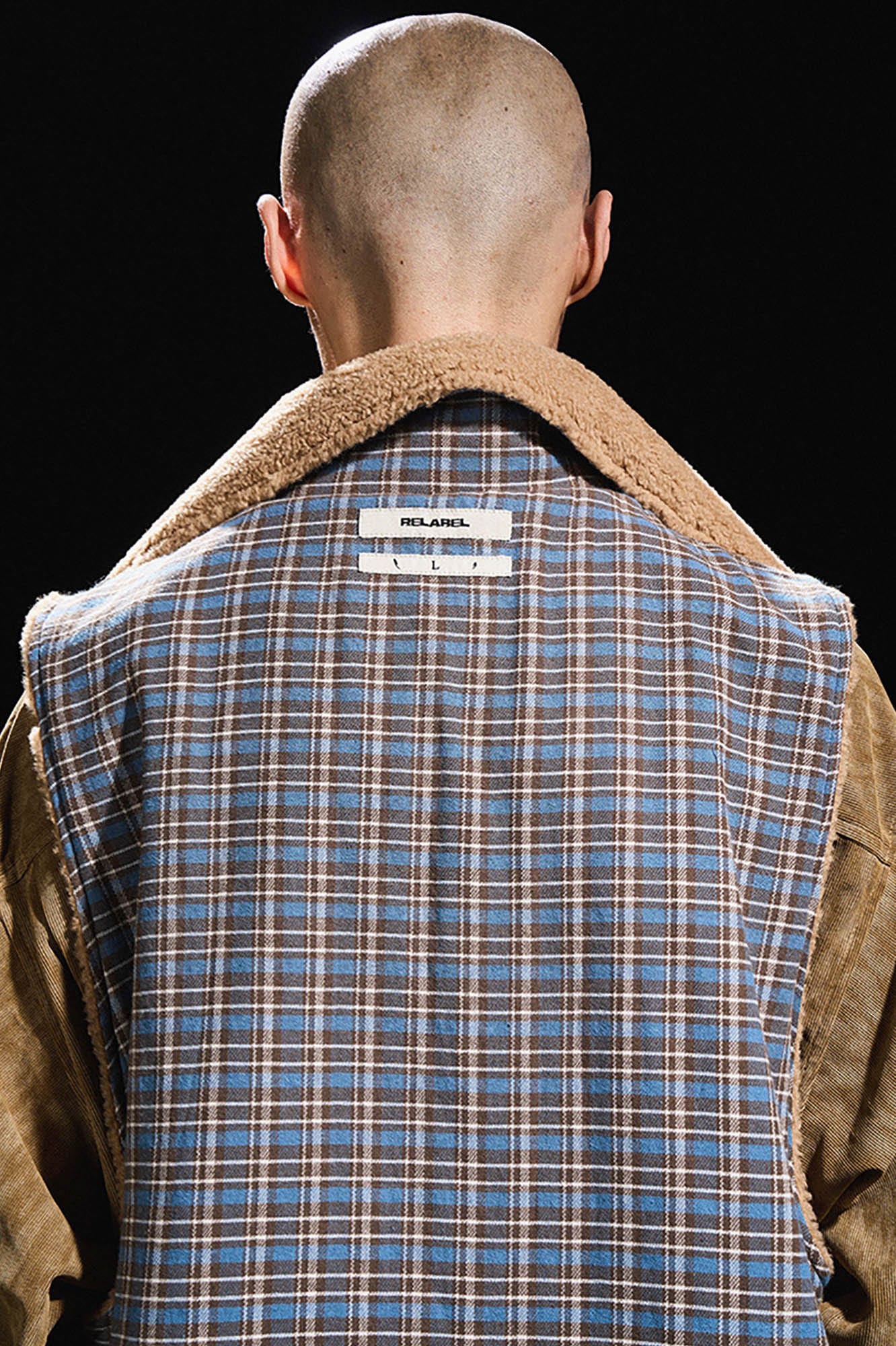RELABEL Pupa Reversible Plaid Fleece Vest, premium urban and streetwear designers apparel on PROJECTISR.com, RELABEL