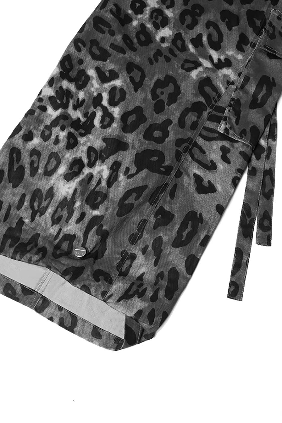 RELABEL Leopard Multi-Pocket Ribbon Cargo Pants, premium urban and streetwear designers apparel on PROJECTISR.com, RELABEL