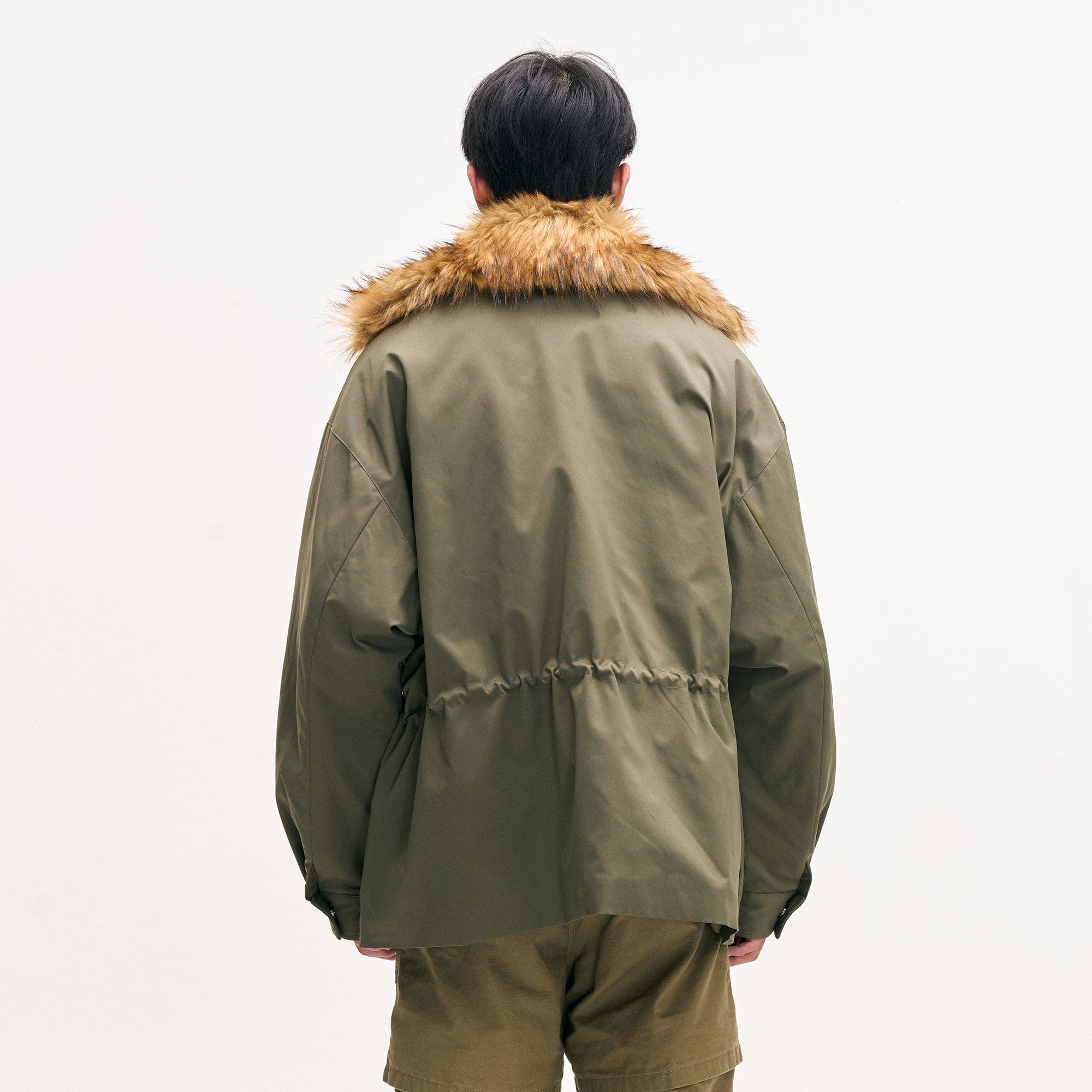 LEONSENSE Classic Detachable Faux-Fur Collar Parka Coat, premium urban and streetwear designers apparel on PROJECTISR.com, LEONSENSE