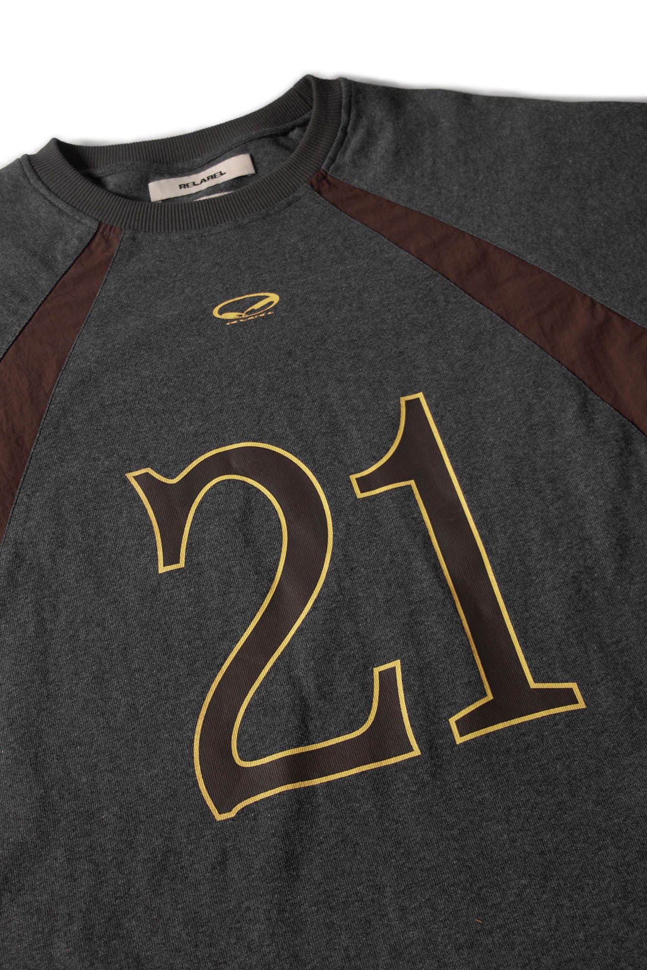 RELABEL No.21 Spliced Layered Long-Sleeve Tee, premium urban and streetwear designers apparel on PROJECTISR.com, RELABEL