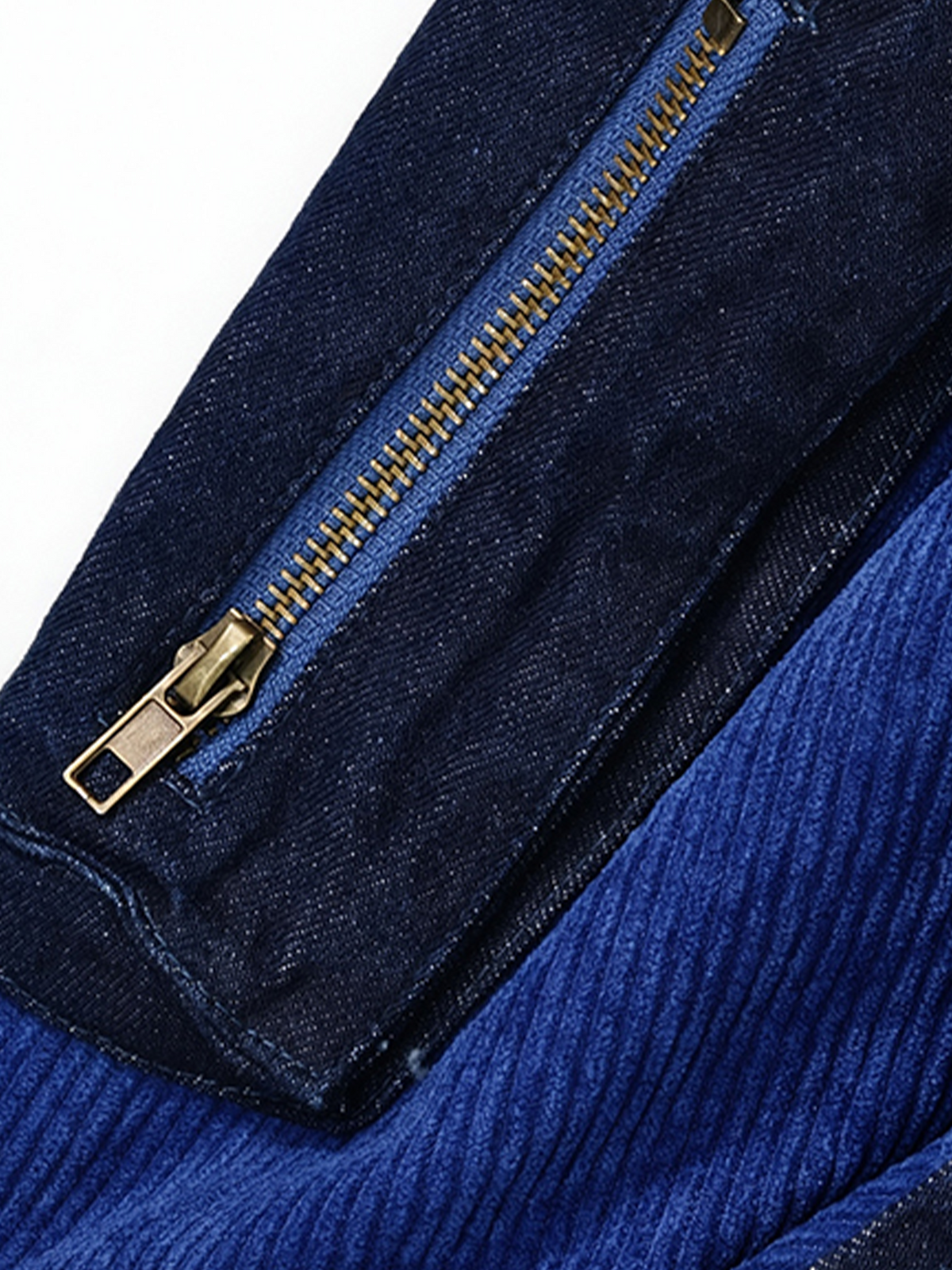 UUCSCC Retro Corduroy Faux Two-Piece Multi-Pocket Jacket, premium urban and streetwear designers apparel on PROJECTISR.com, UUCSCC