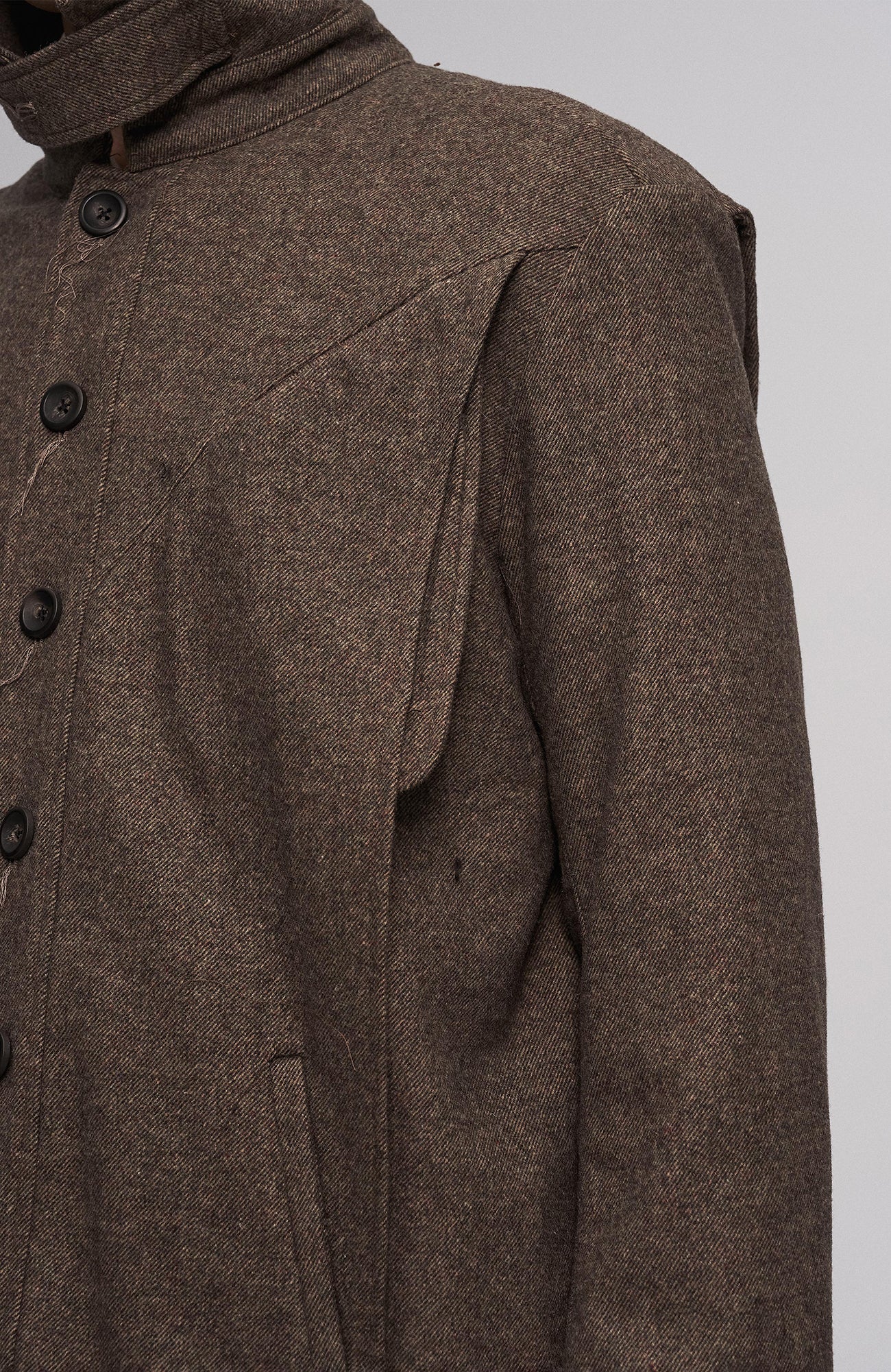 ILNya Nieternite Nifutur Deconstructed Arc Panel Wool Blend Jacket