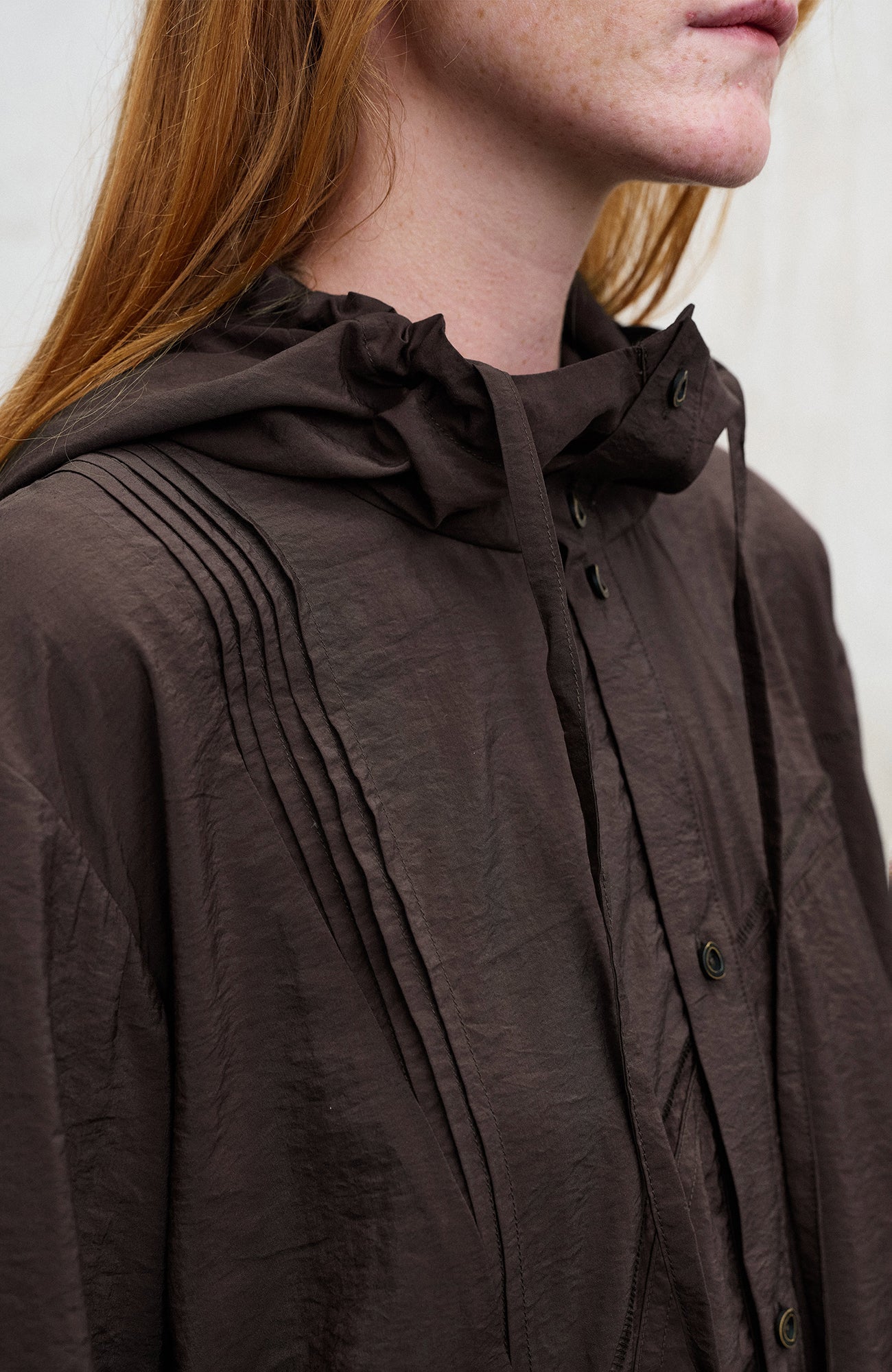 ILNya Nieternite Nifutur Mohair-Blend Hooded Longline Shirt, premium urban and streetwear designers apparel on PROJECTISR.com, ILNya Nieternite Nifutur