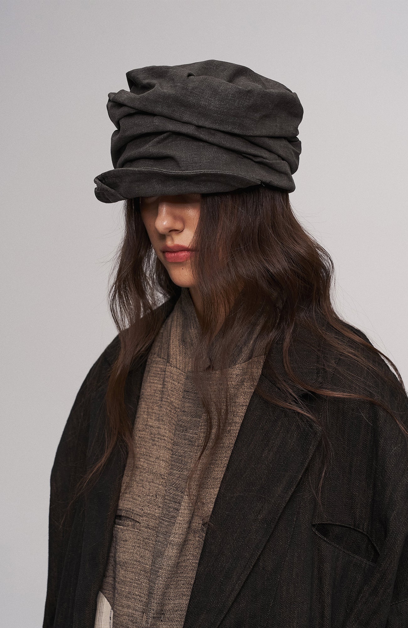 ILNya Nieternite Nifutur Knotted Cape-Back Linen-Blend Trench, premium urban and streetwear designers apparel on PROJECTISR.com, ILNya Nieternite Nifutur