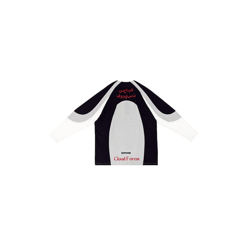 MIICHOUS Arc Contrast Panel Raglan UV Protection Long-Sleeve Tee