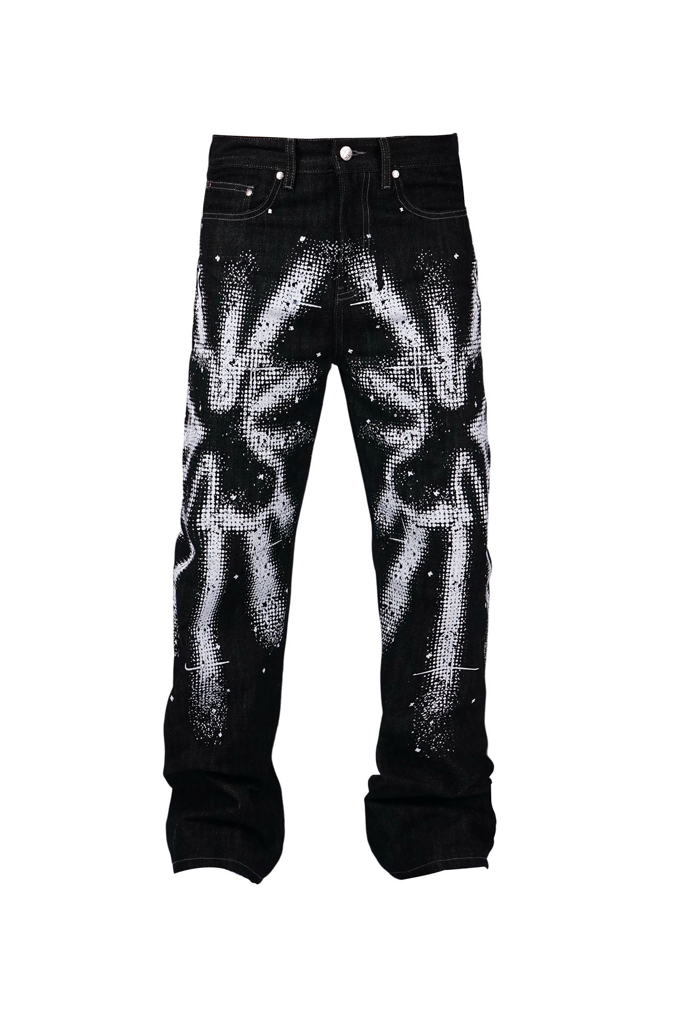 VINKID Peace Dove Splatter Jeans