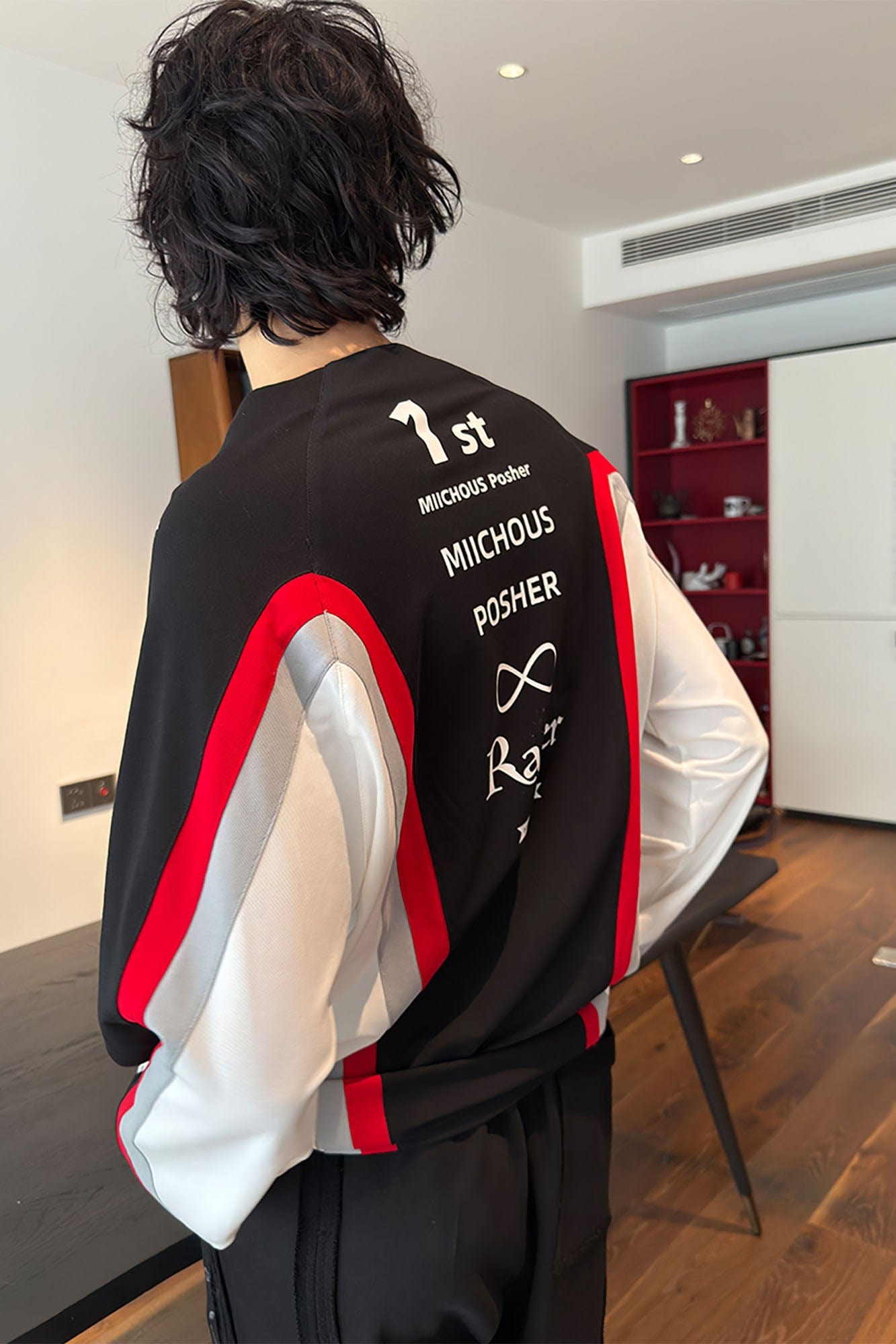 MIICHOUS Arc Panelled UV Protection Button-Neck Long-Sleeve Tee, premium urban and streetwear designers apparel on PROJECTISR.com, Miichous